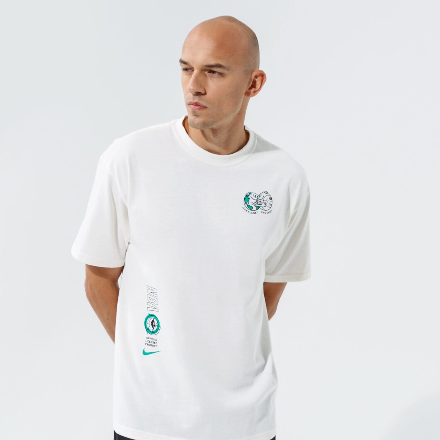 Herren T-Shirt NIKE T-SHIRT M NK CTS N31 M2Z SS 1 TEE NBA DM1313-901 Grau