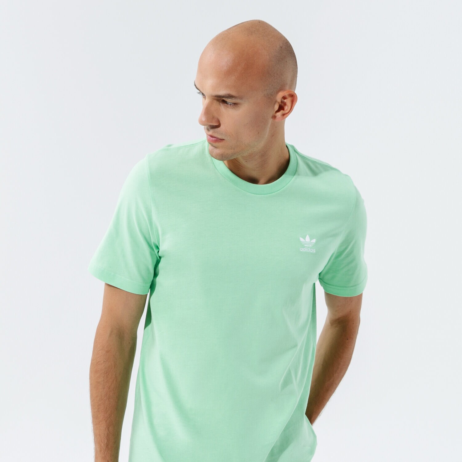 Herren T-Shirt ADIDAS T-SHIRT ESSENTIAL H34633 Grün