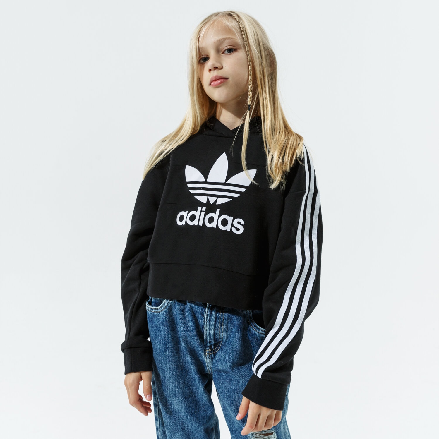 Kinder ADIDAS HOODIE CROPPED HOODIE GIRL