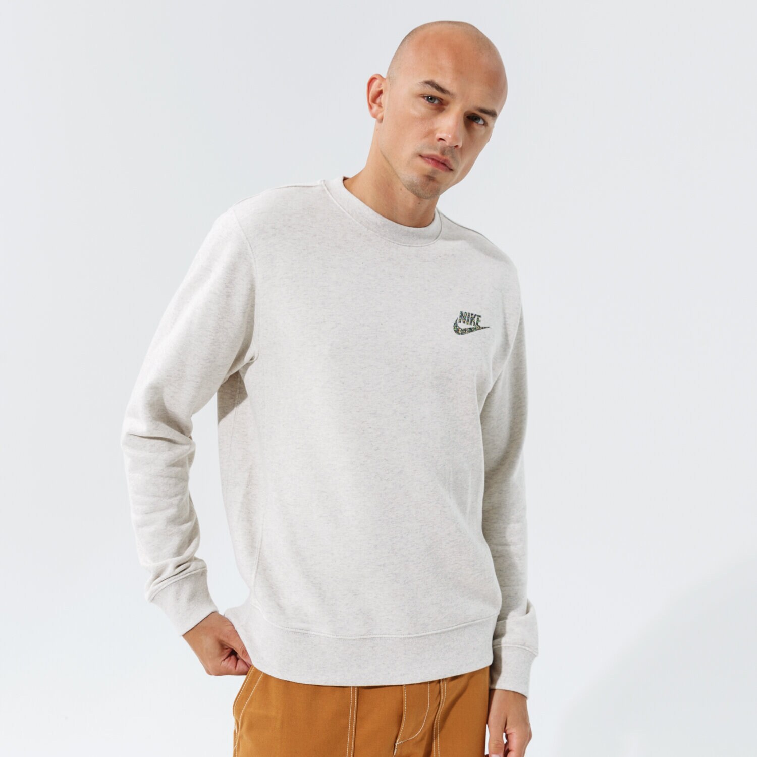 Herren NIKE SWEATSHIRT M NSW SPE+ SB CRW REVIVAL DD7045-072 Beige
