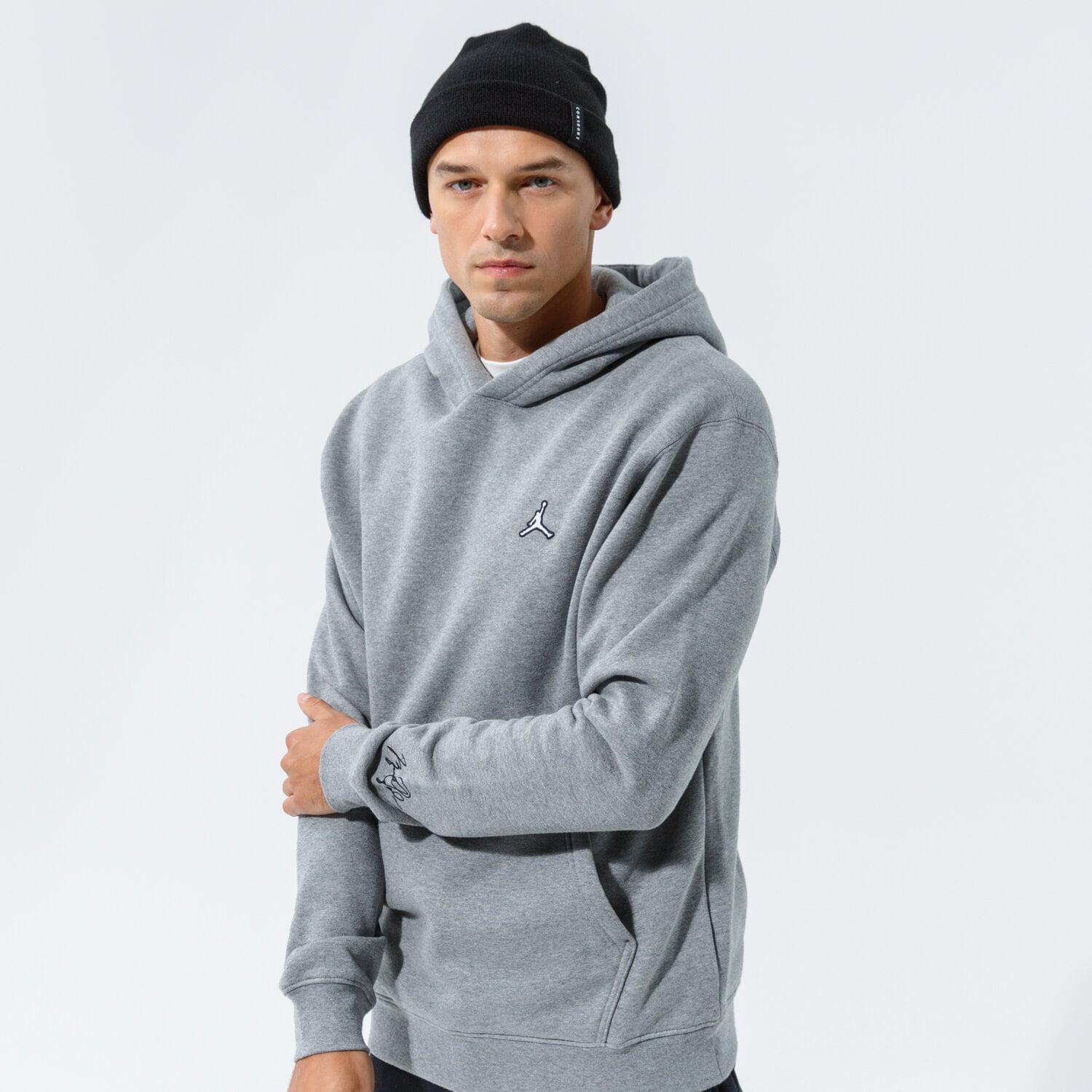 Herren JORDAN ESSENTIAL OVERHEAD HOODIE DA9818-091 Grau