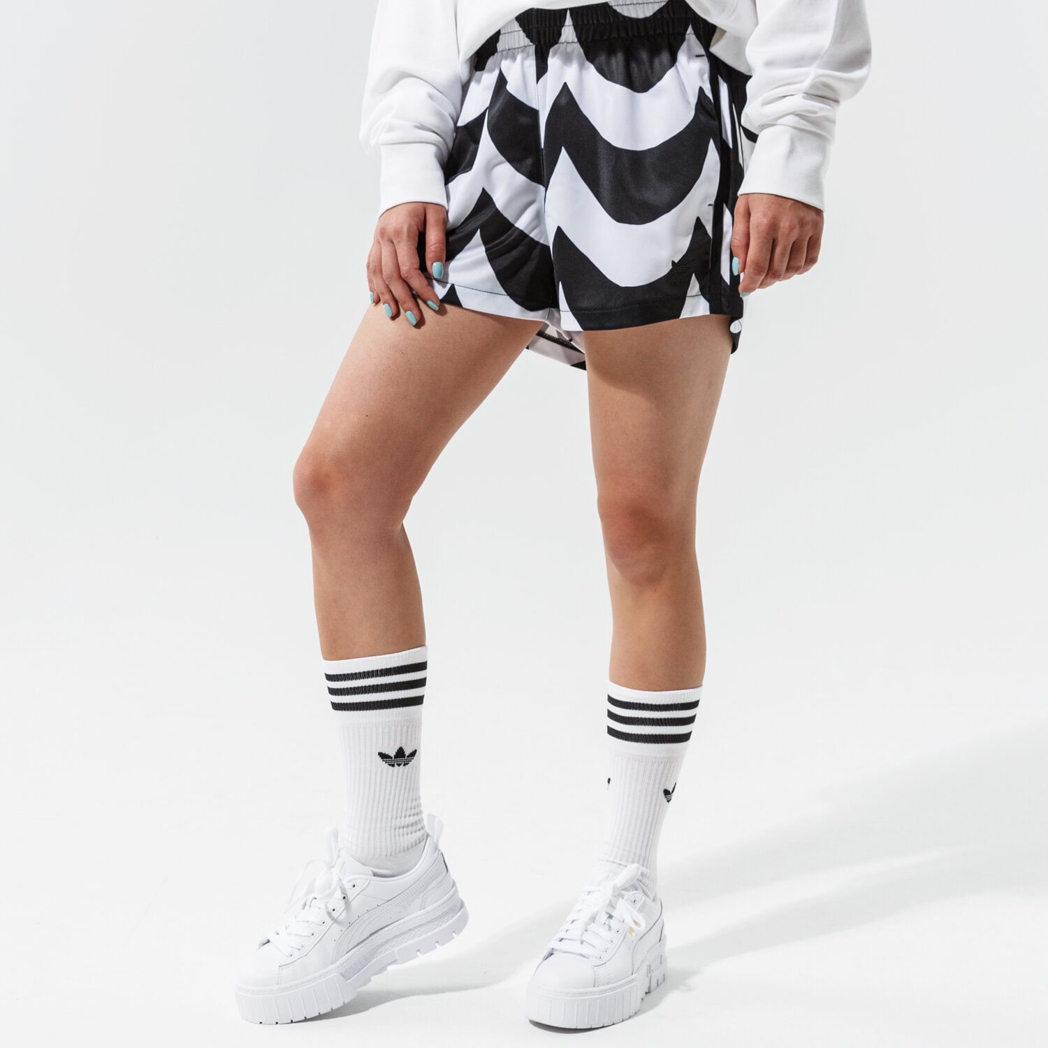 Damen Shorts ADIDAS SHORTS H20477 Schwarz