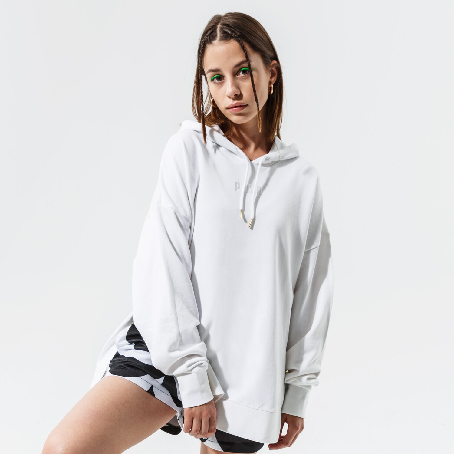 Damen PUMA HOODIE HER HOODIE TR - PUMA WHITE 58951902 Weiß