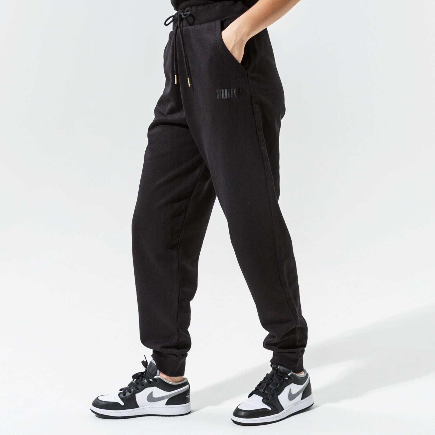Damen Hosen PUMA HOSE HER HIGH WAIST PANTS TR CL - PUMA BLACK 58952801 Schwarz