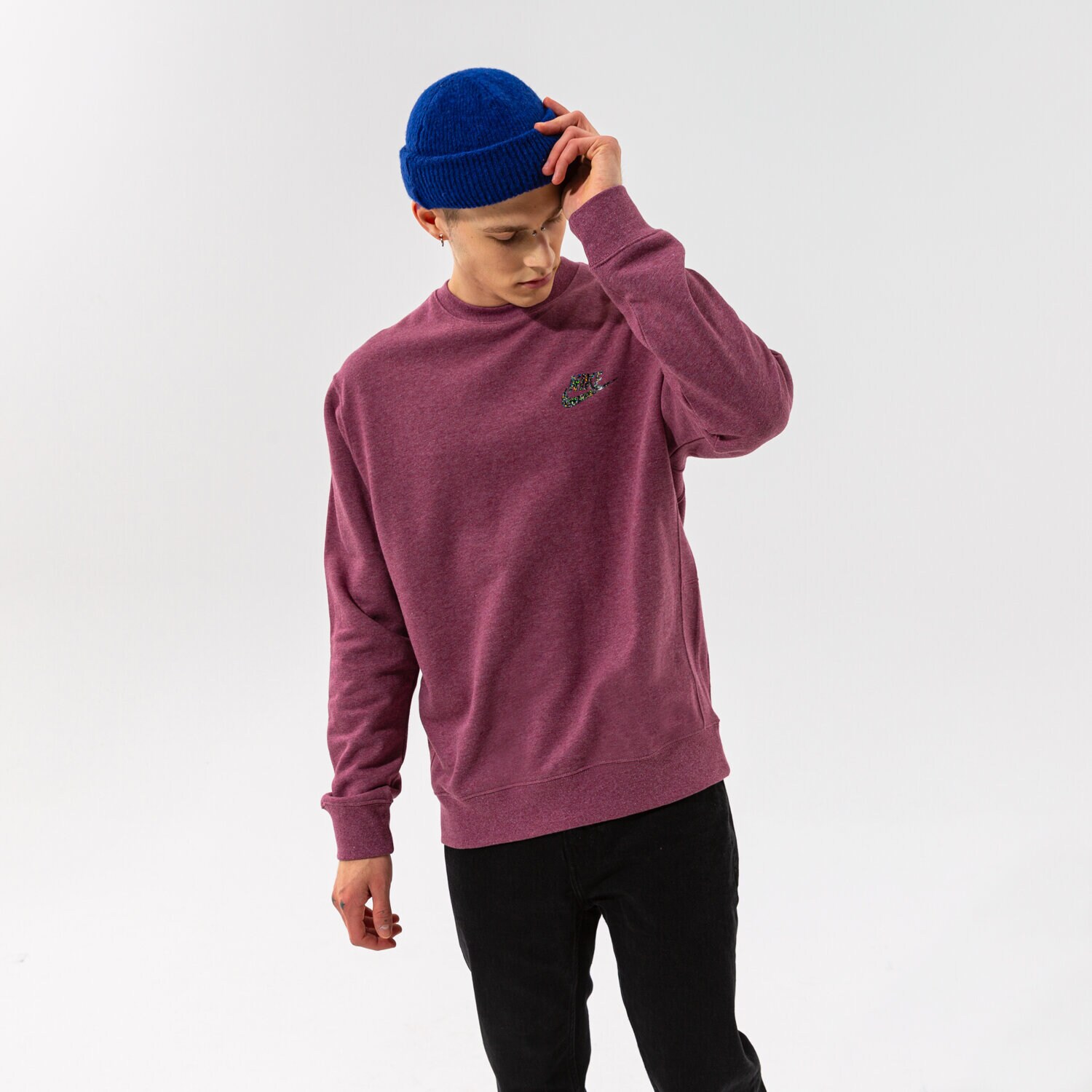 Herren NIKE SWEATSHIRT M NSW SPE+ SB CRW REVIVAL DD7045-533 Braun