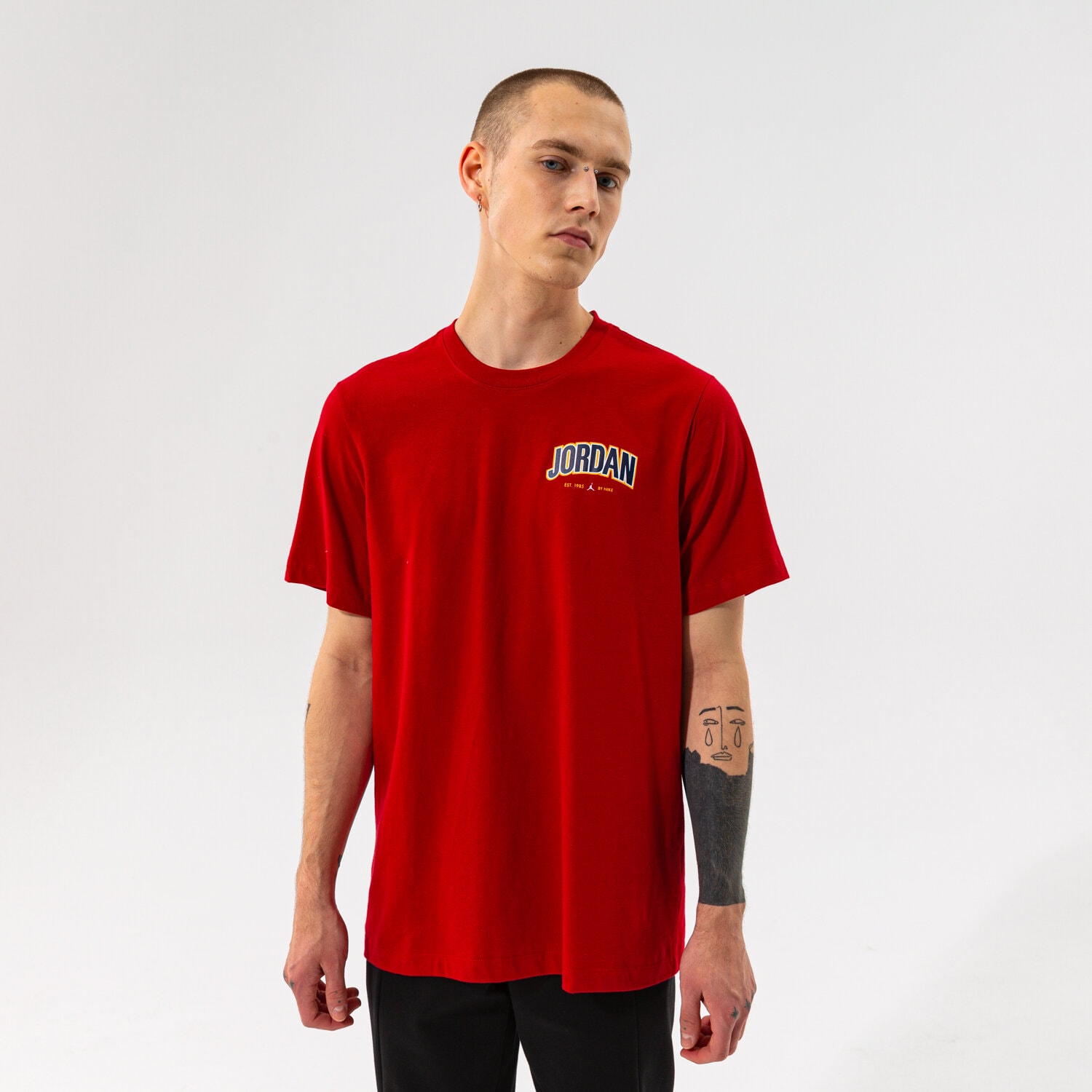 Herren T-Shirt JORDAN T-SHIRT M J JMPMN GFX SS CREW DM3217-687 Rot