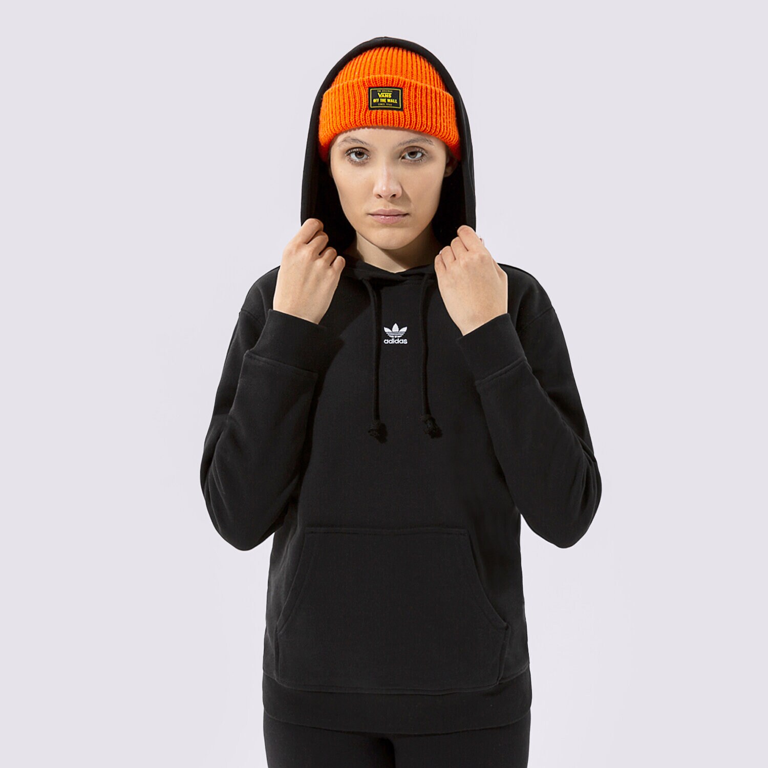 Damen ADIDAS HOODIE HOODIE H06619 Schwarz
