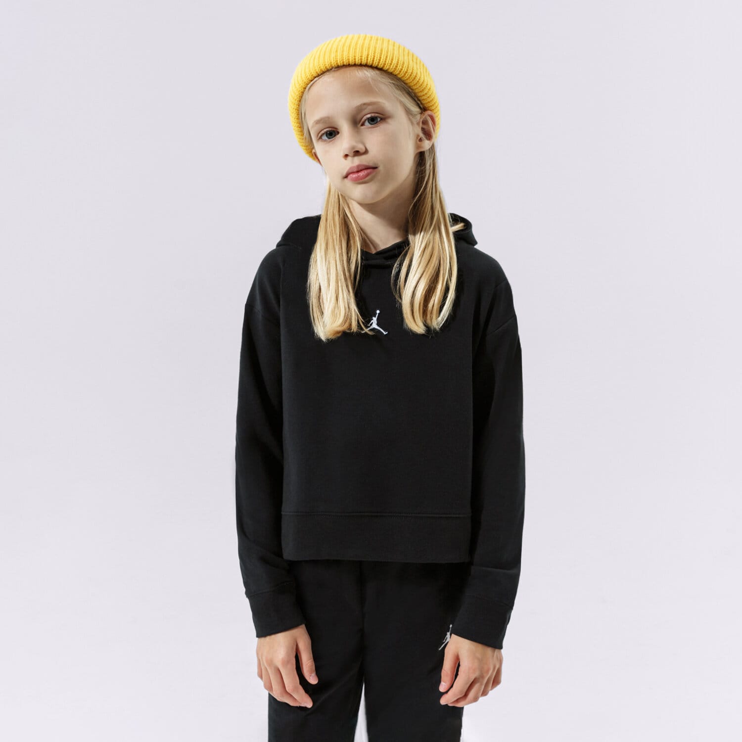 Kinder JORDAN HOODIE ESSENTIALS BOXY PO G GIRL 45A858-023 Schwarz