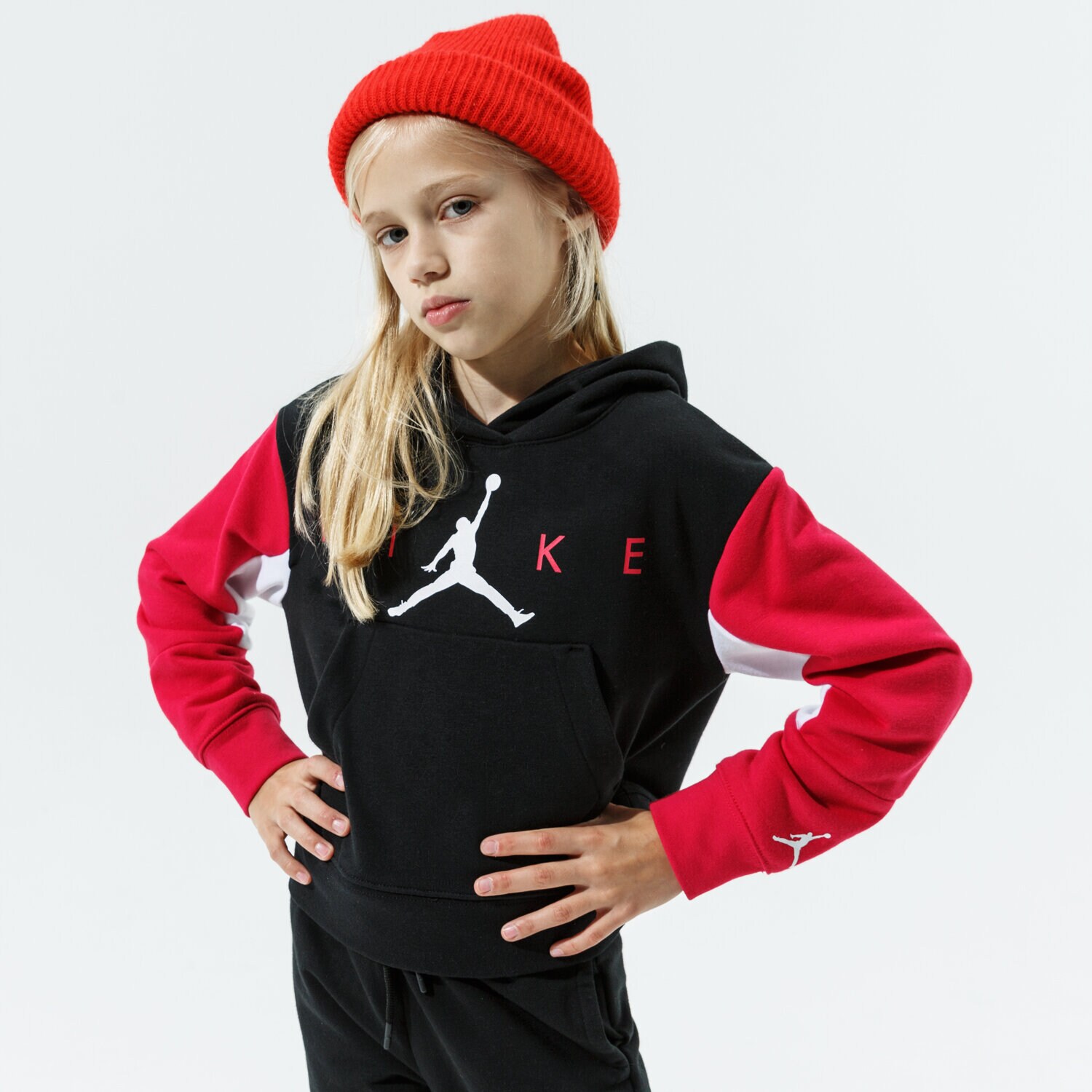 Kinder JORDAN HOODIE JUMPMAN BY NIKE HOODIE GIRL 45A761-023 Schwarz