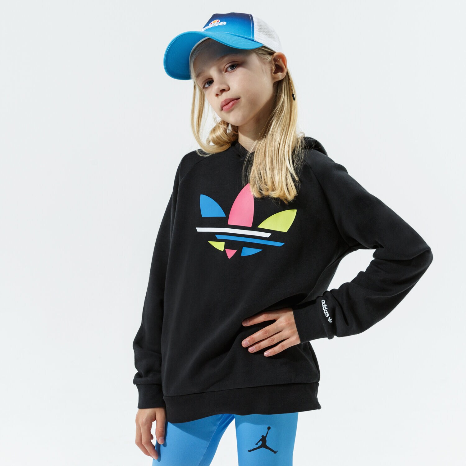 Kinder ADIDAS HOODIE HOODIE GIRL H32388 Schwarz
