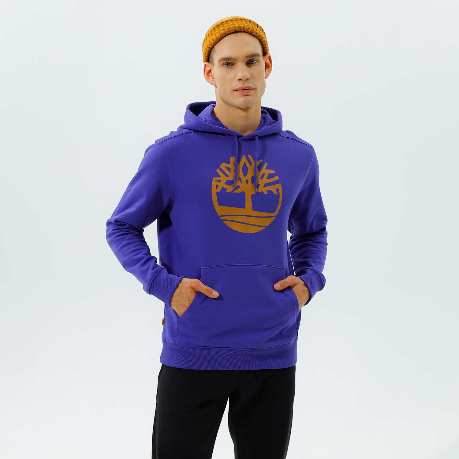 Herren TIMBERLAND HOODIE YC CORE TREE LOGO PULL OVER HOODIE TB0A2BJHCC61 Violet