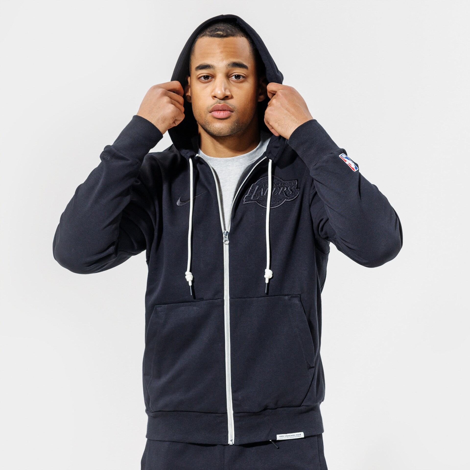 Herren NIKE SWEATSHIRT MIT REIßVERSCHLUSS Z KAPTUREM   LAL M NK DF  DB1088-010 Schwarz
