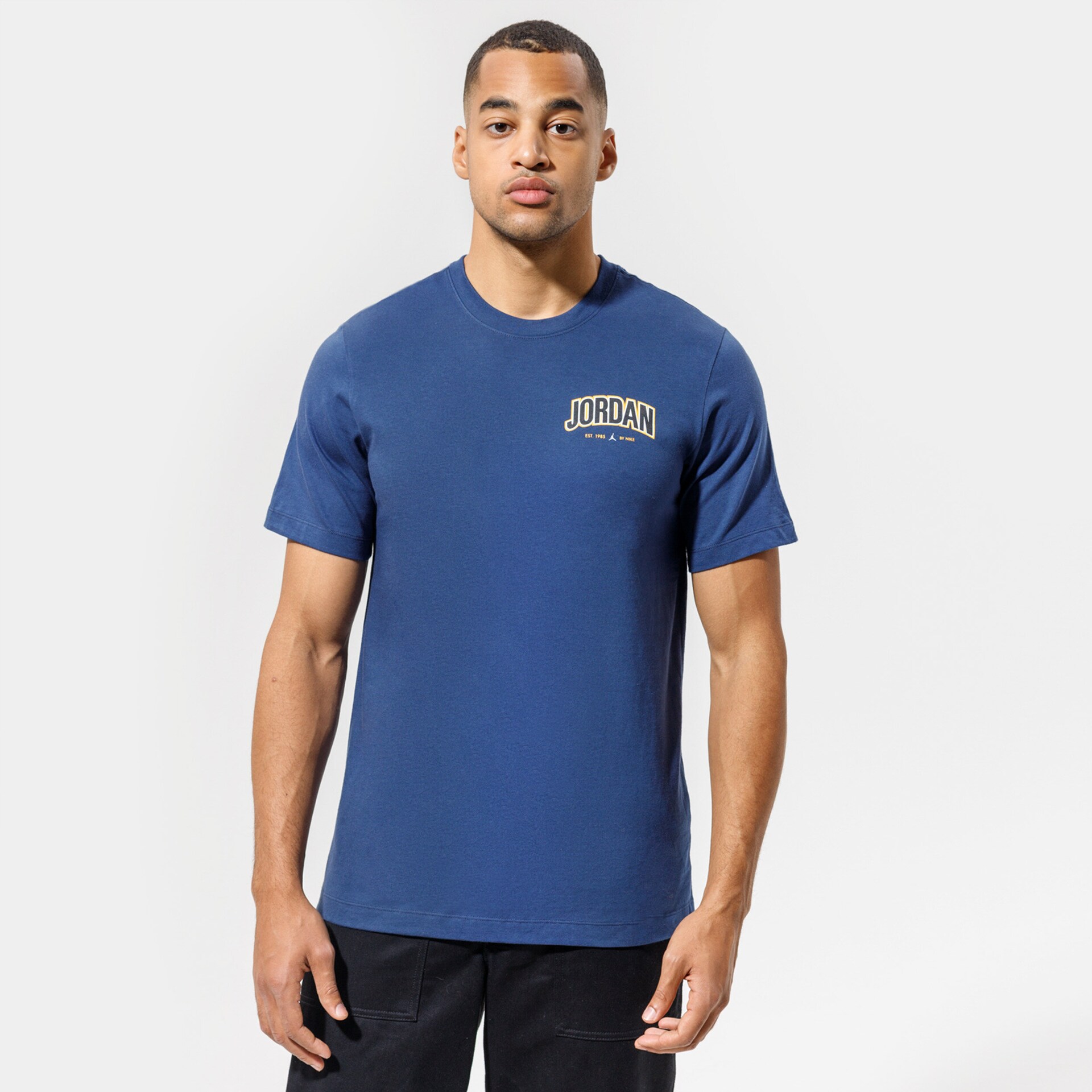Herren T-Shirt JORDAN T-SHIRT M J JMPMN GFX SS CREW DM3217-410 Dunkelblau
