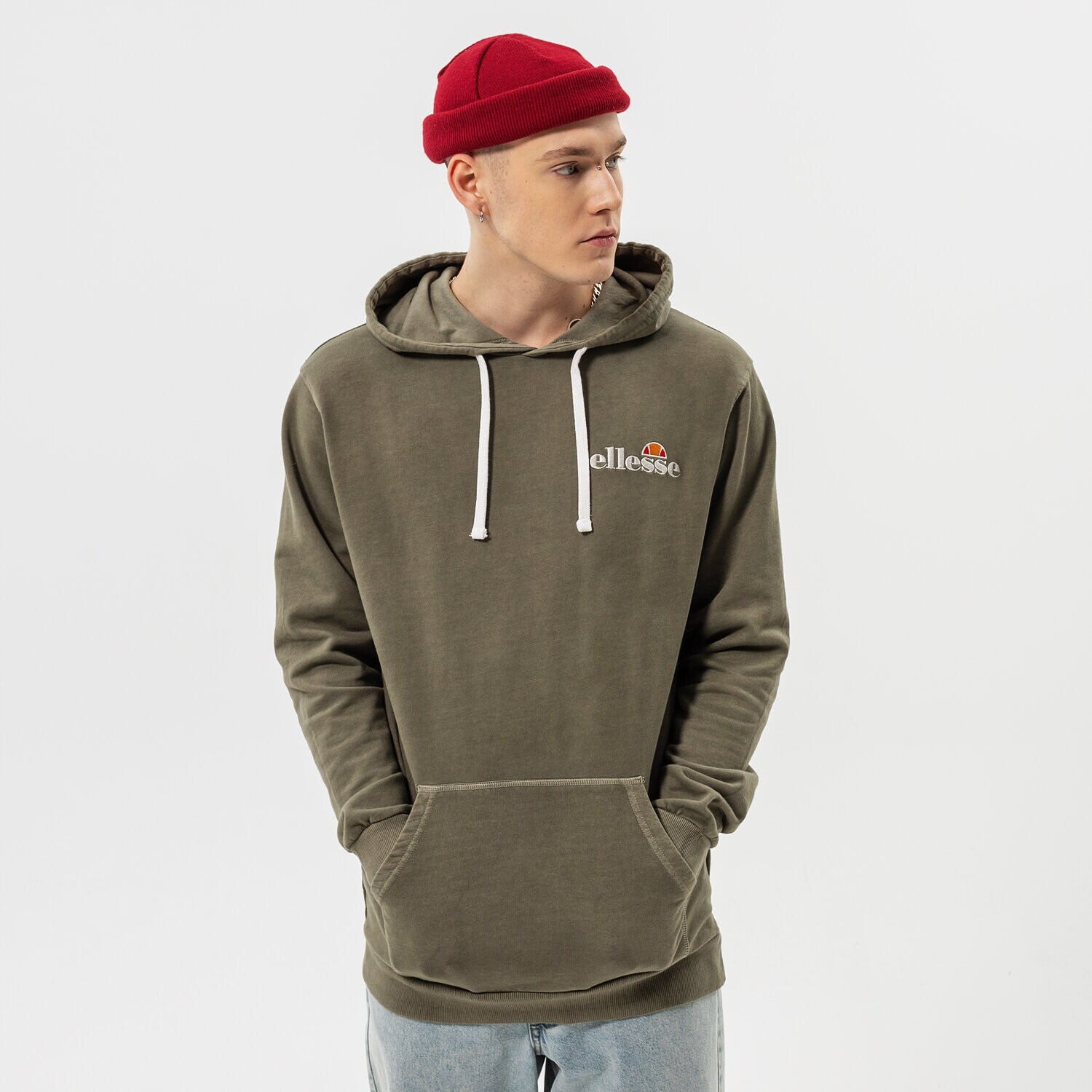 Herren ELLESSE HOODIE TINCTORIA OH HOODY KHA SHK13144506 Khaki