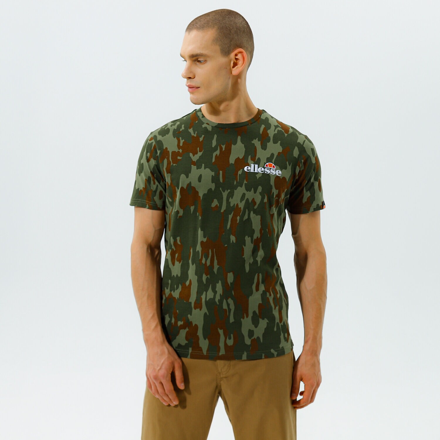 Herren T-Shirt ELLESSE T-SHIRT VOODOO CAMO TEE KHA SHK12434506 Khaki