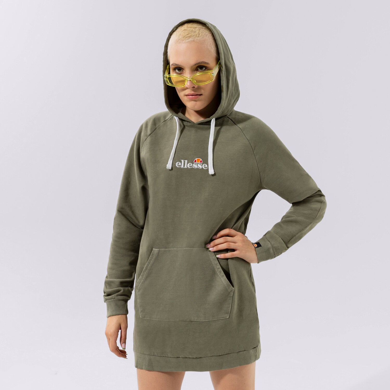 Damen ELLESSE HOODIE TRIPHALA TRAININGSANZUGS KHA SGK13152506 Khaki