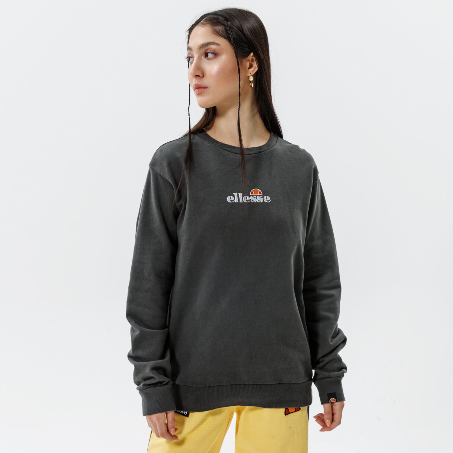 Damen ELLESSE SWEATSHIRT SAPPAN SWEATSHIRT BLK SGK13149011 Schwarz