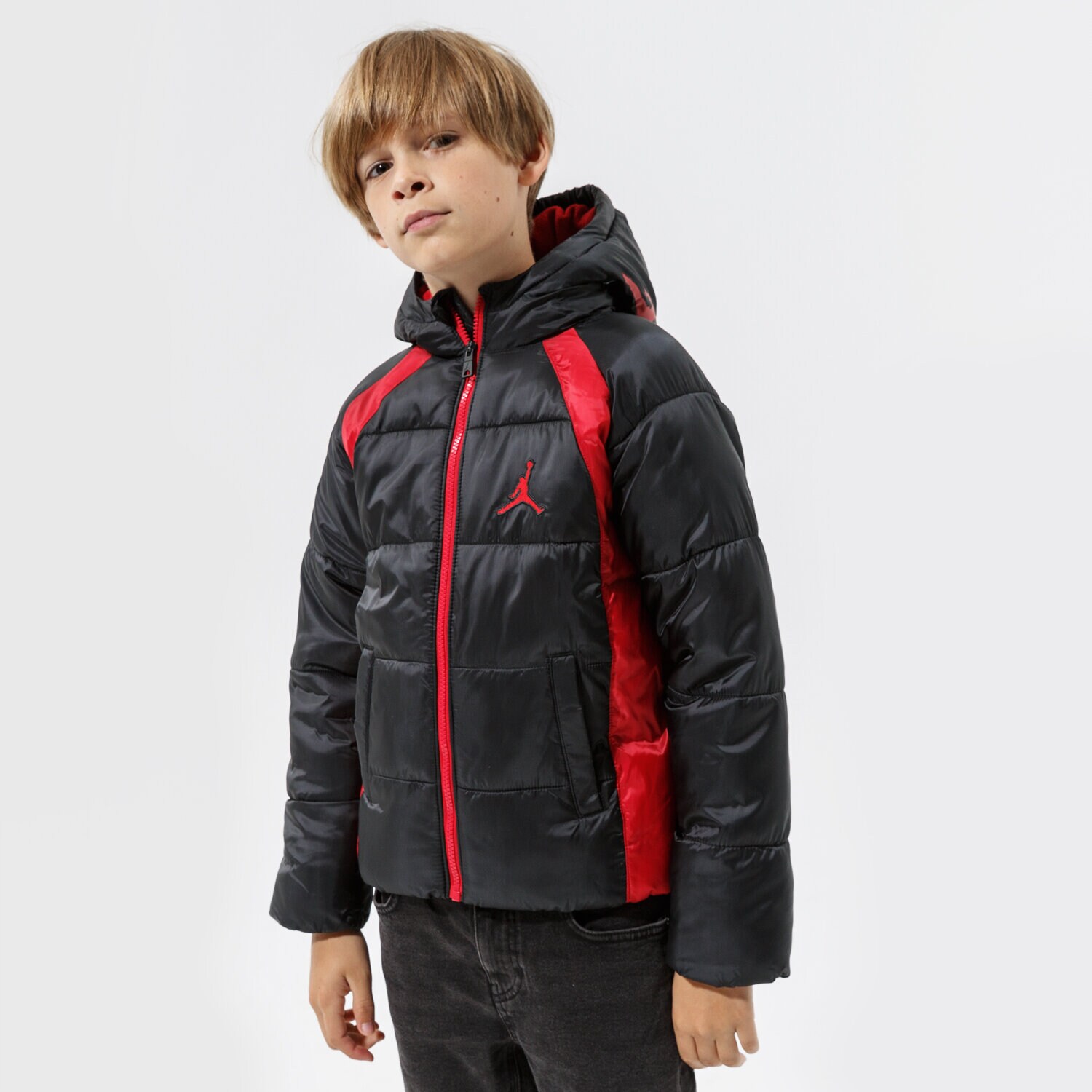 Kinder Übergangsjacke JORDAN JACKE WINTER MJ FLIGHT BOY 95A636023 Schwarz