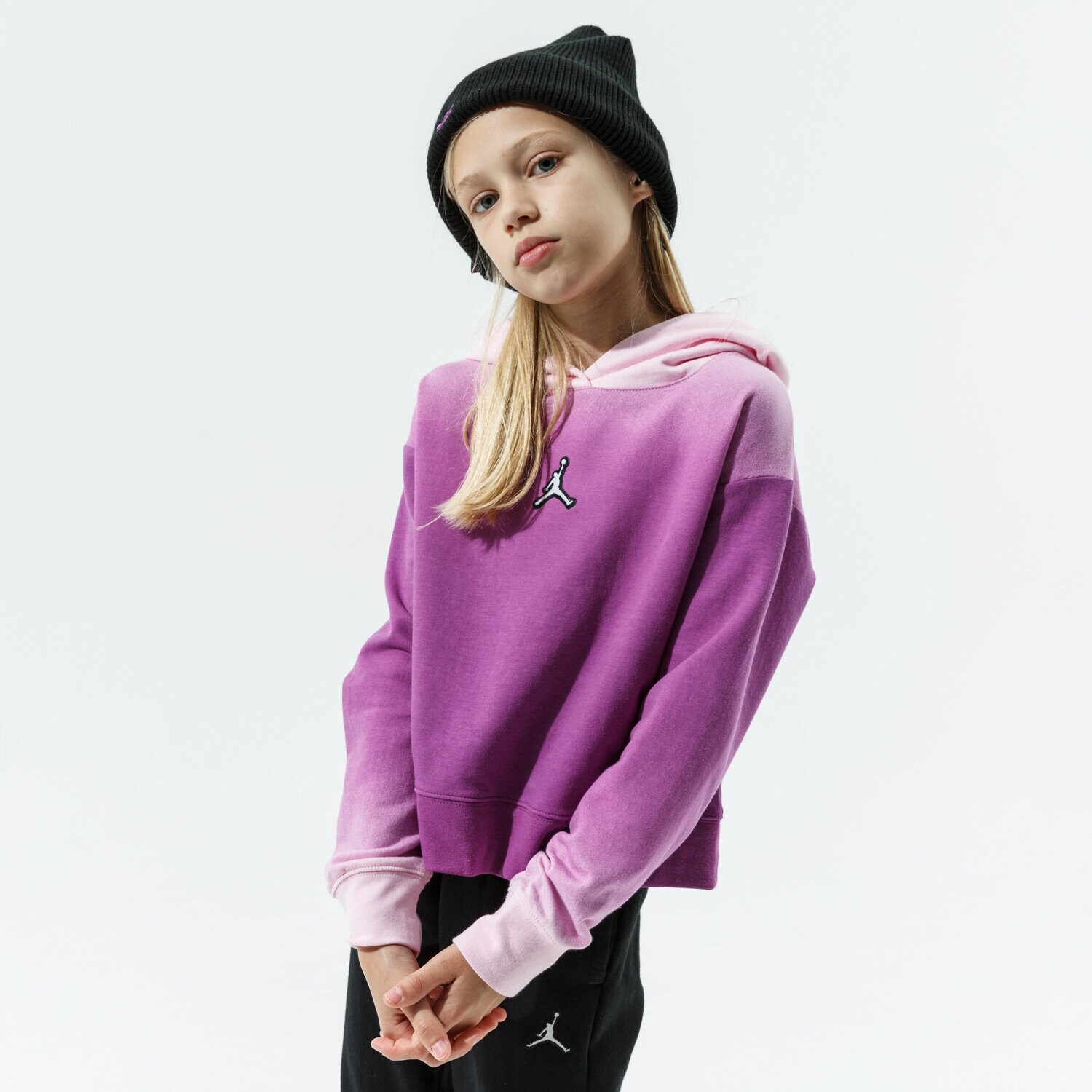 Kinder JORDAN HOODIE JORDAN ESSENTIALS GIRL 45A881-P1G Violet