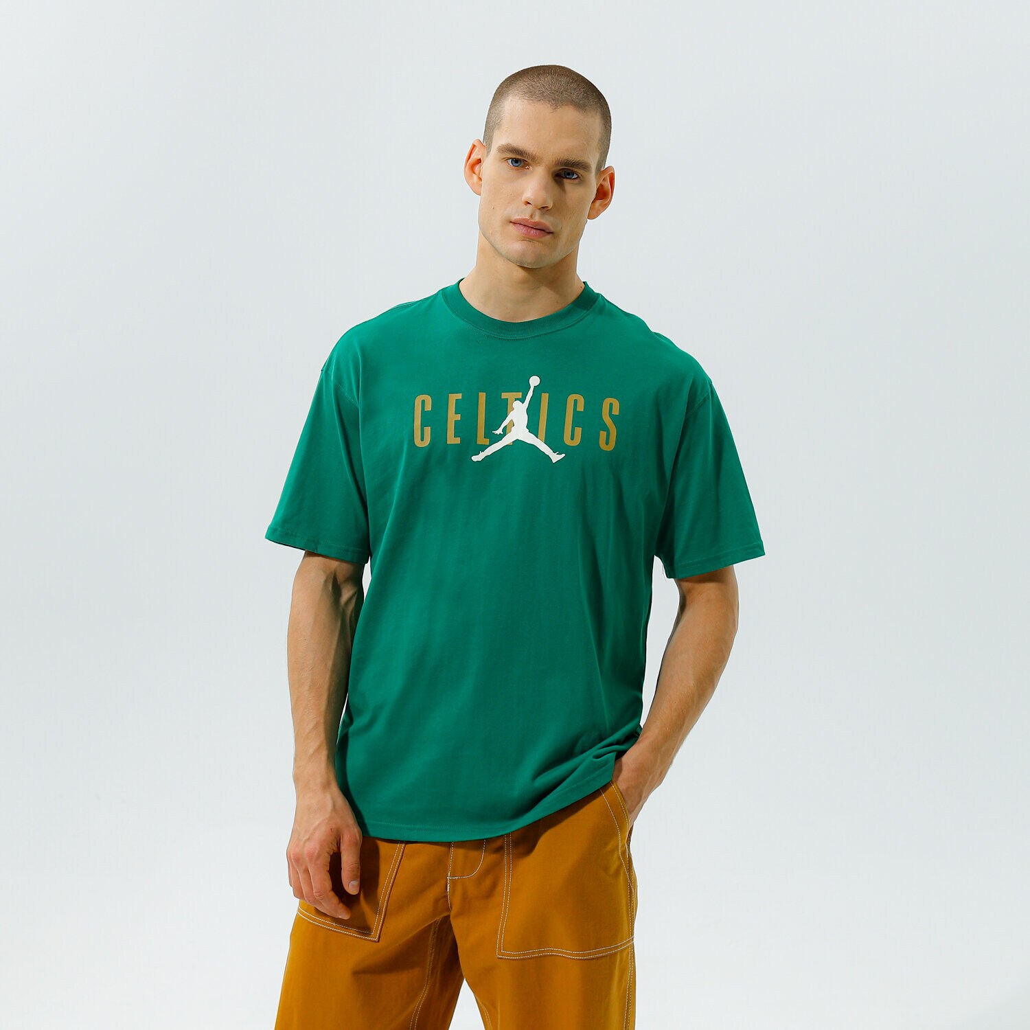 Herren T-Shirt NIKE T-SHIRT BOS M NK CTS JDN STMT SS TEE NBA DA6504-312 Grün