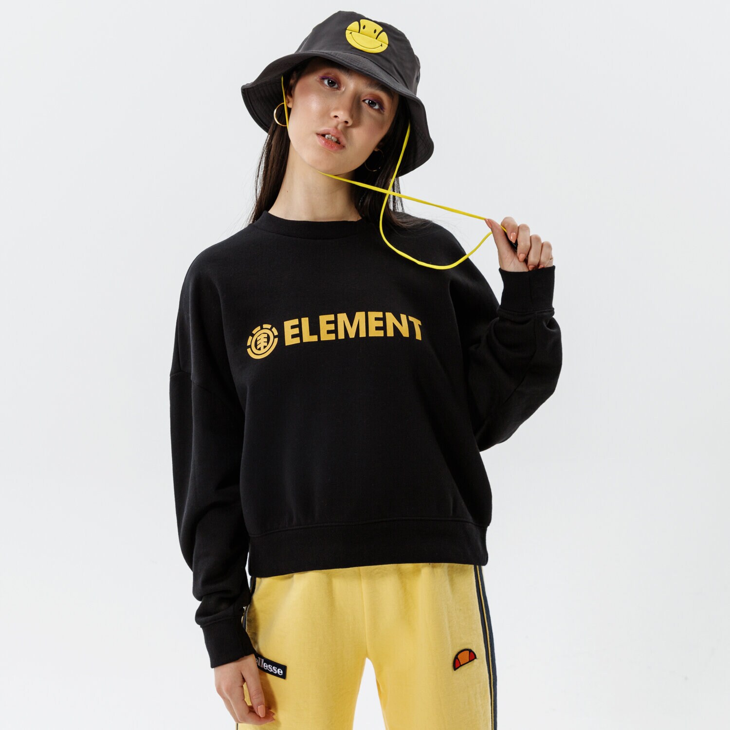 Damen ELEMENT SWEATSHIRT LOGIC CREW W Z3CRB23732 Schwarz