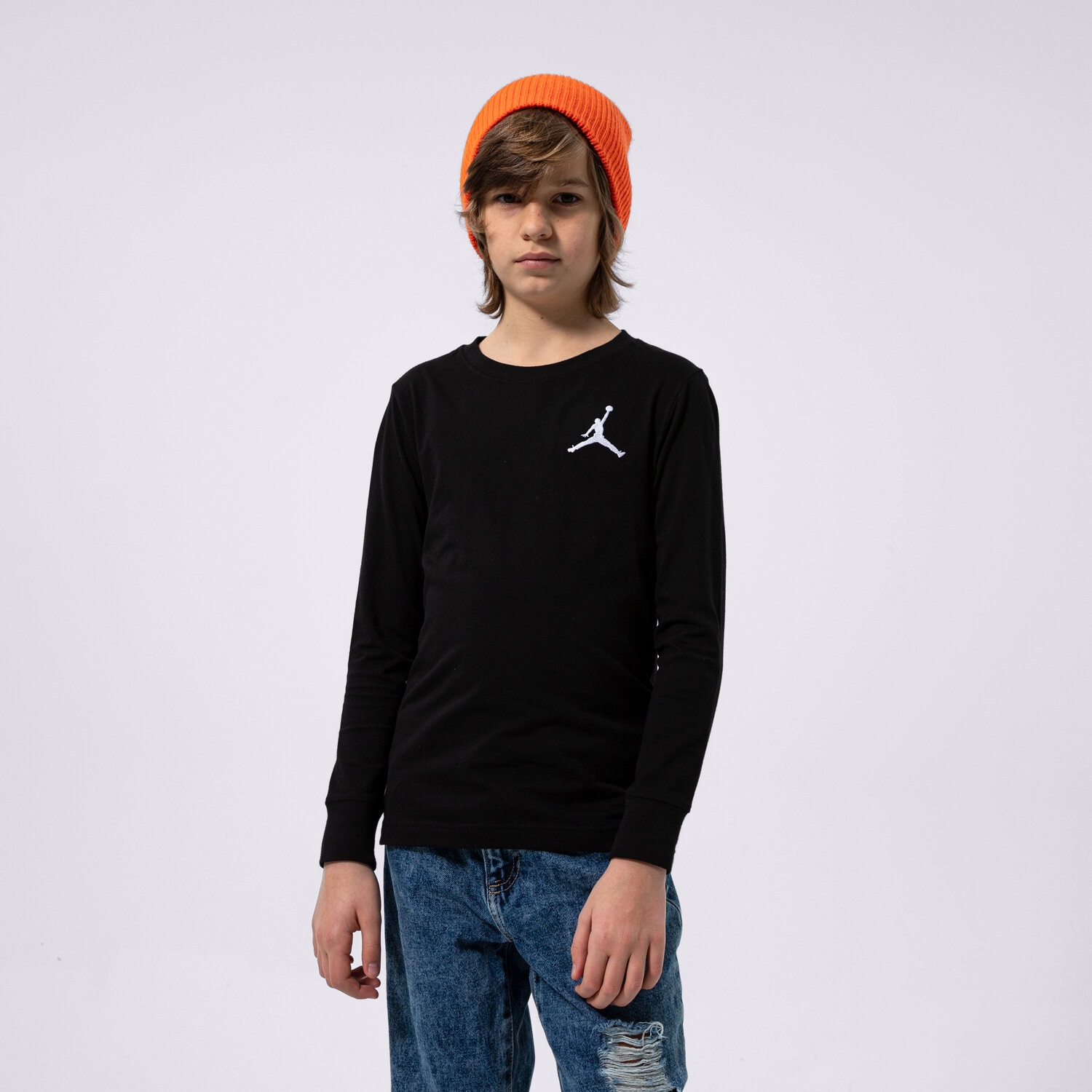 Kinder T-Shirt JORDAN T-SHIRT JUMPMAN AIR EMROIDERY BOY 95A903-023 Schwarz