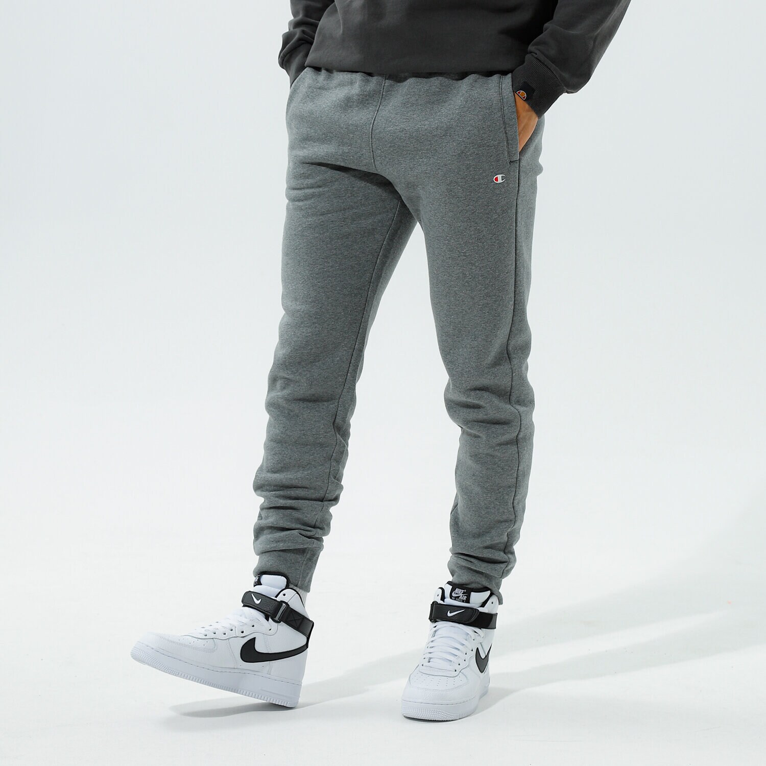 Herren Hosen CHAMPION HOSE RIB CUFF PANTS 214962EM515 Grau