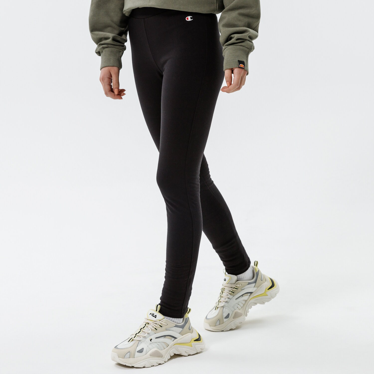 Damen Hosen CHAMPION HOSE LEGGINGS 112012KK001 Schwarz