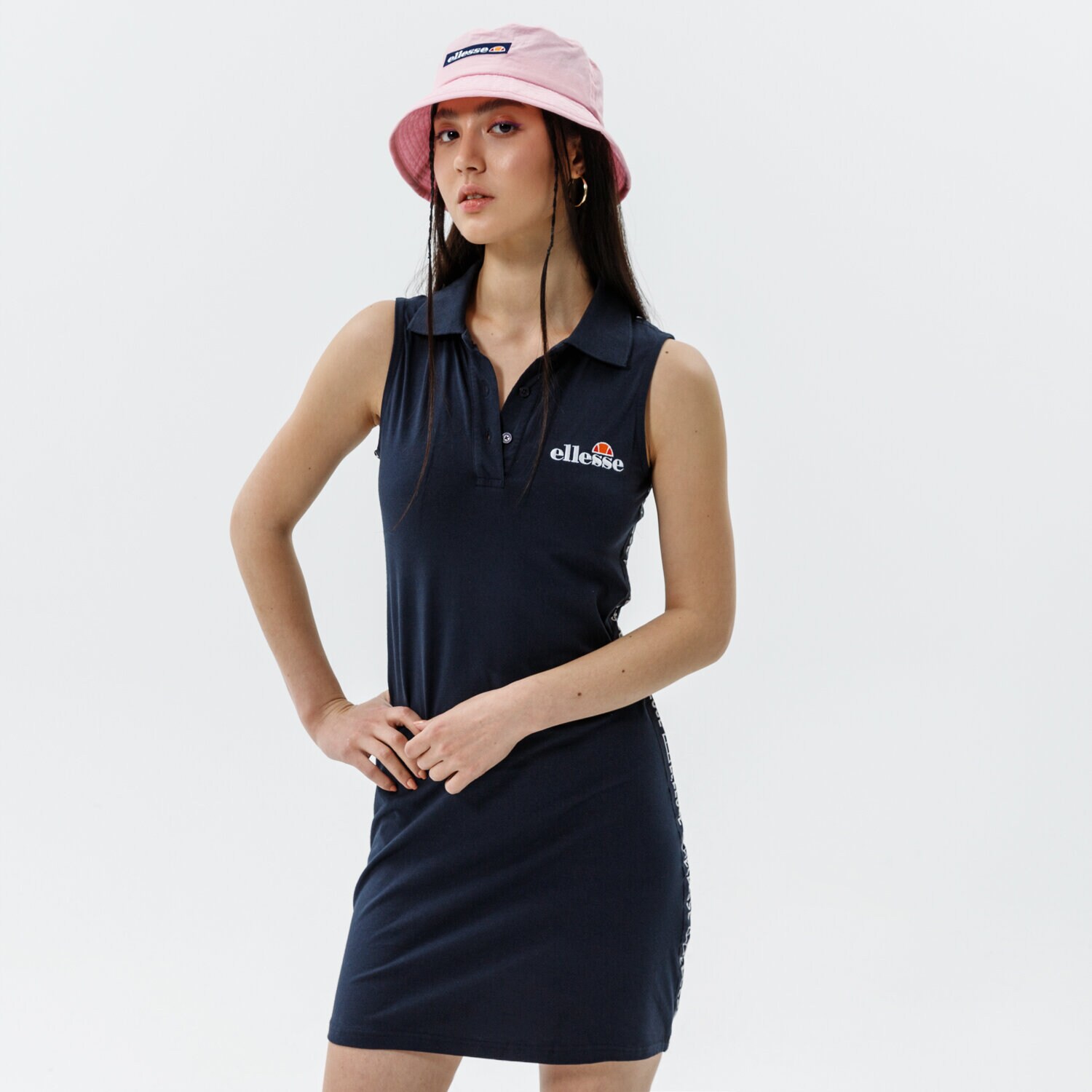 Damen Kleid ELLESSE KLEID TROPH TRAININGSANZUGS NAVY SGJ12894429 Dunkelblau