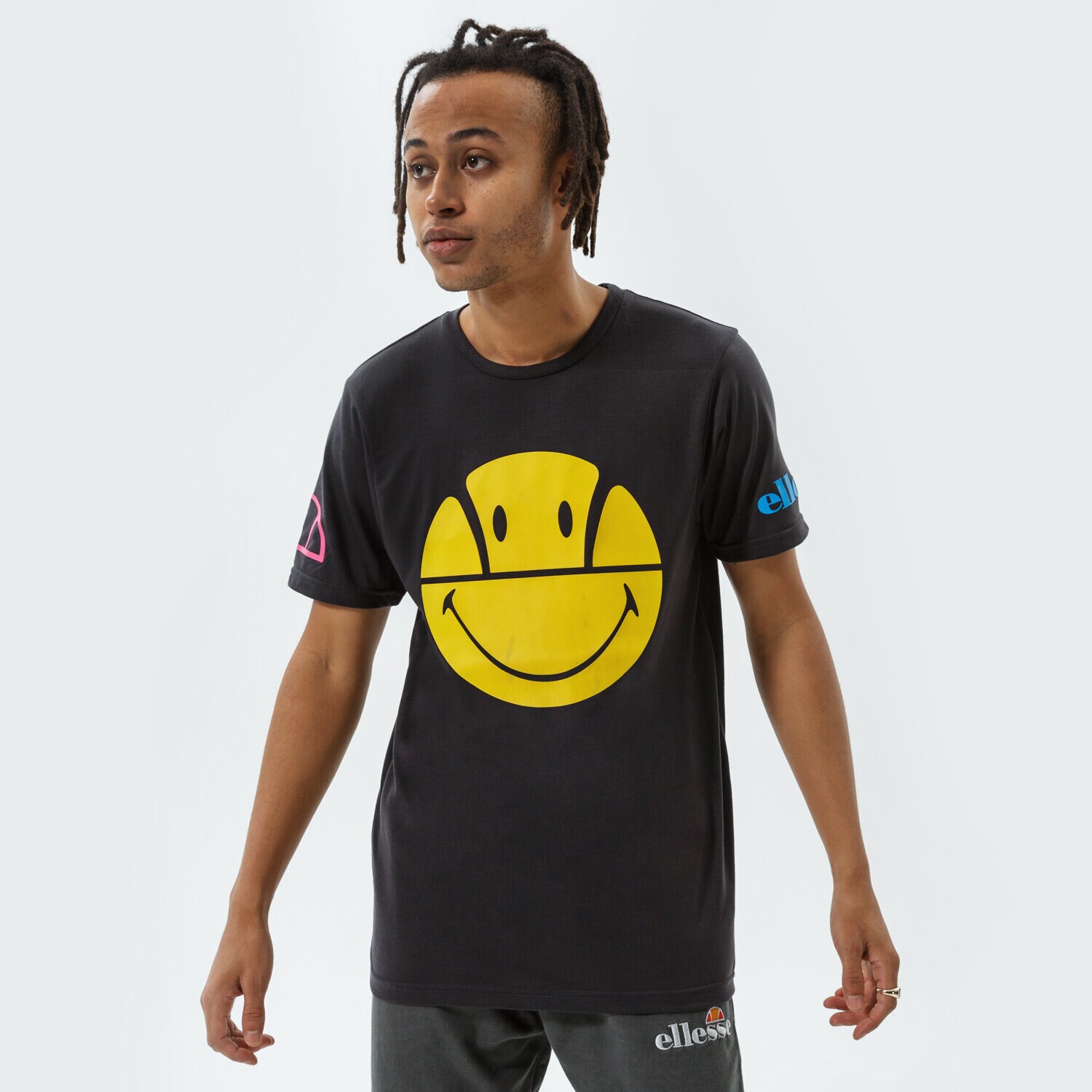 Damen T-Shirt ELLESSE T-SHIRT PLEASURO TEE DGREY SMILEY SU21 SML13079103 Grau