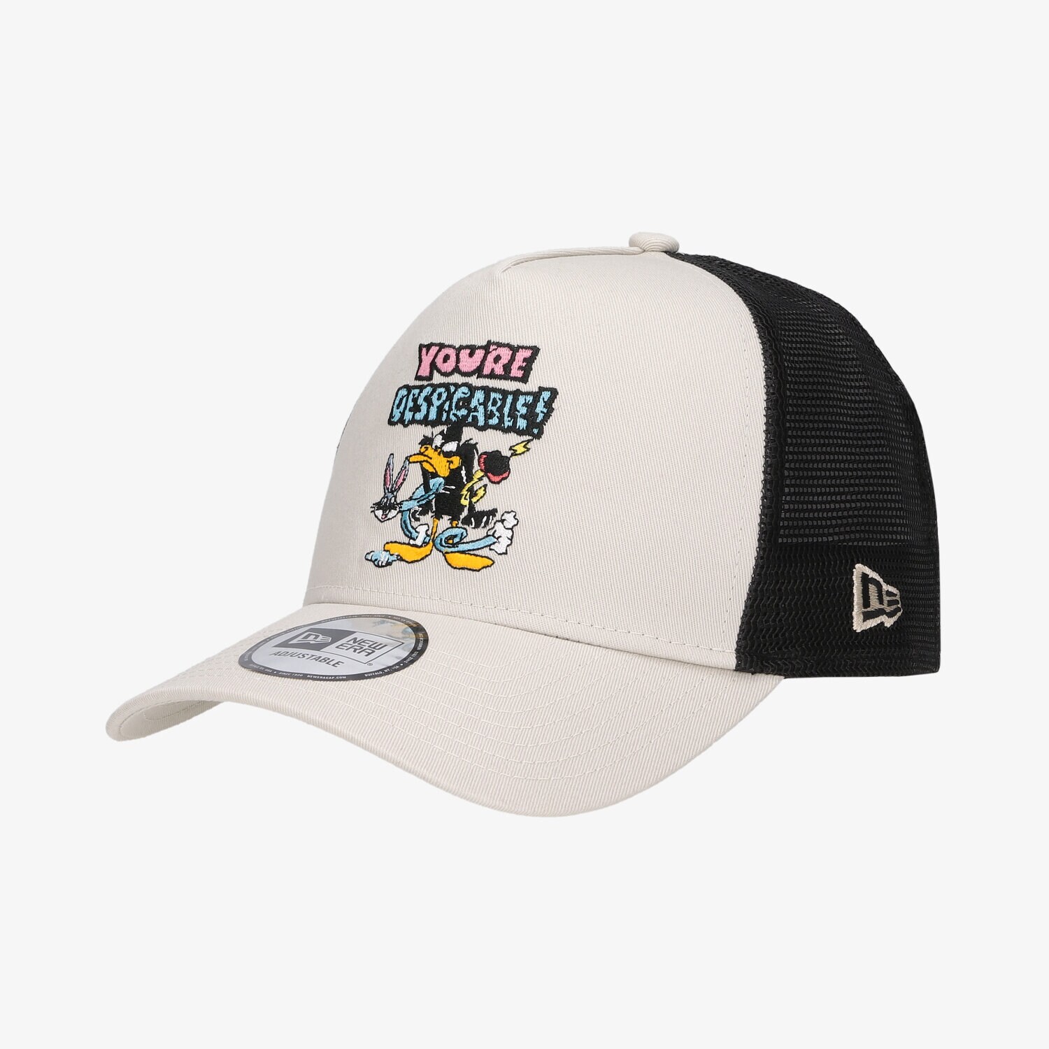 Herren Cap NEW ERA MÜTZE CHARACTER TRUCKER DAFFY DUCK DAFFY DUCK STN 60141589 Beige