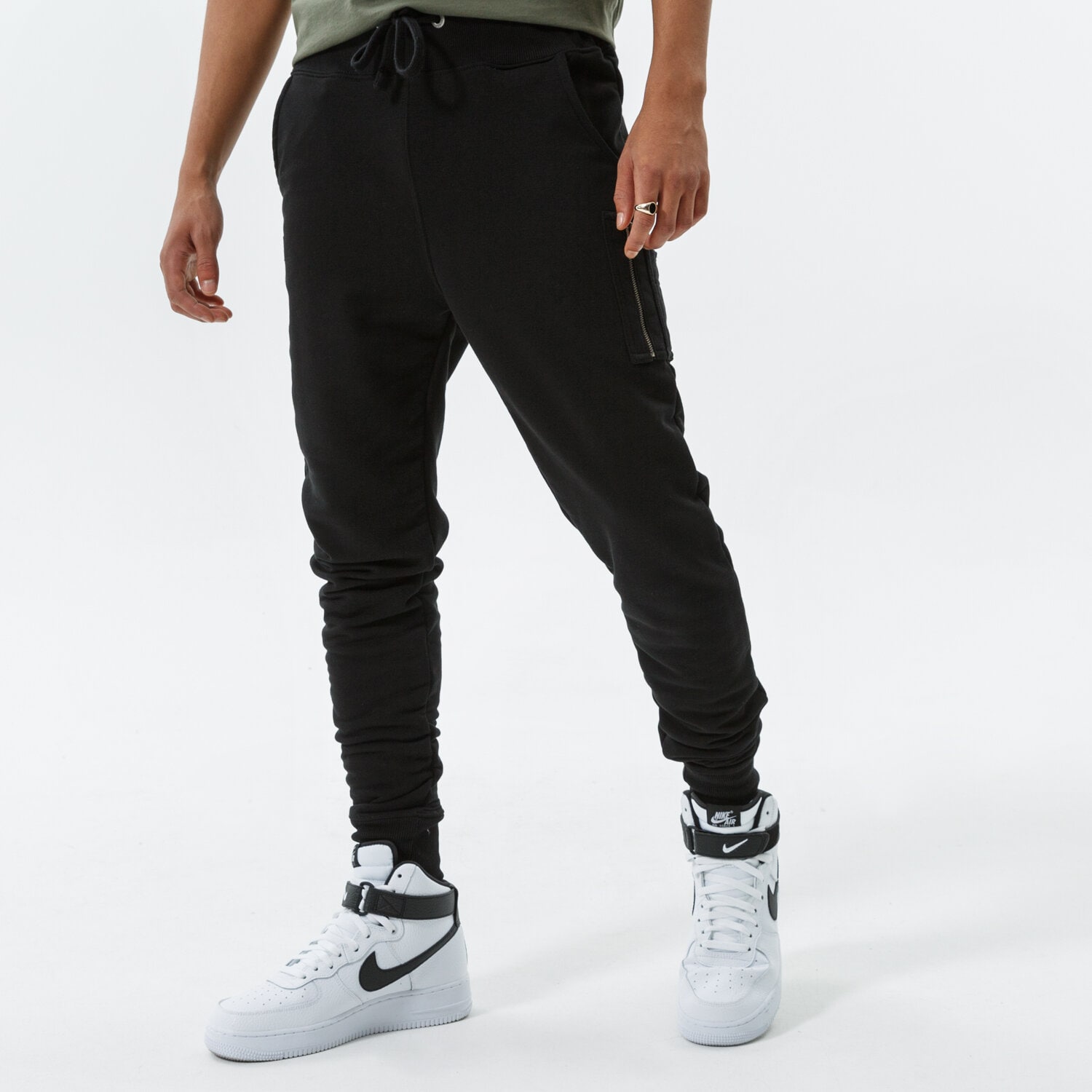 Herren Hosen ALPHA INDUSTRIES HOSE X-FIT SLIM CARGO PANT 178333-03 Schwarz
