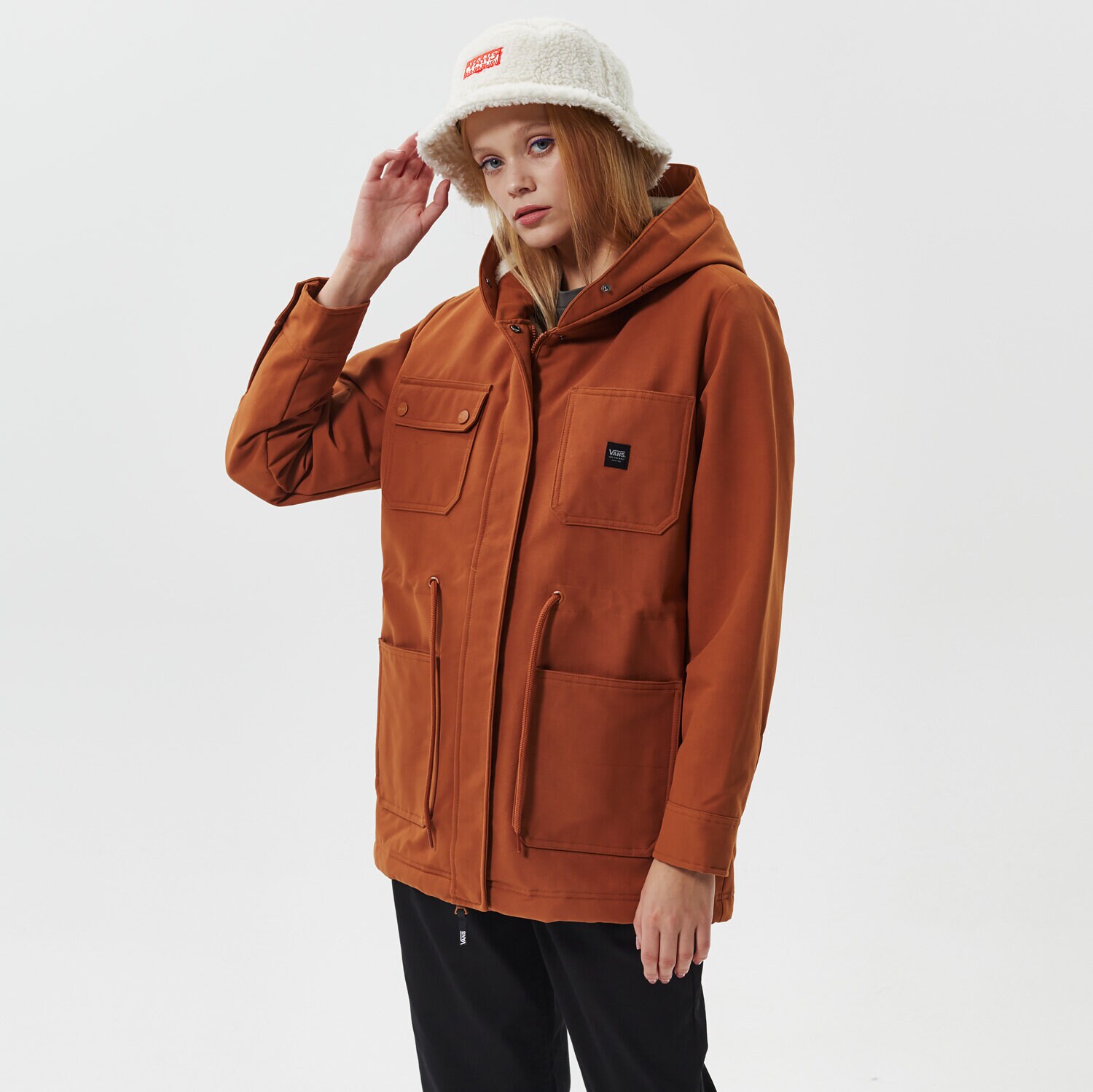 Damen Winterjacke VANS JACKE WM TAYLOR HOOD JACKET MTE VN0A5LJ7TST1 Braun