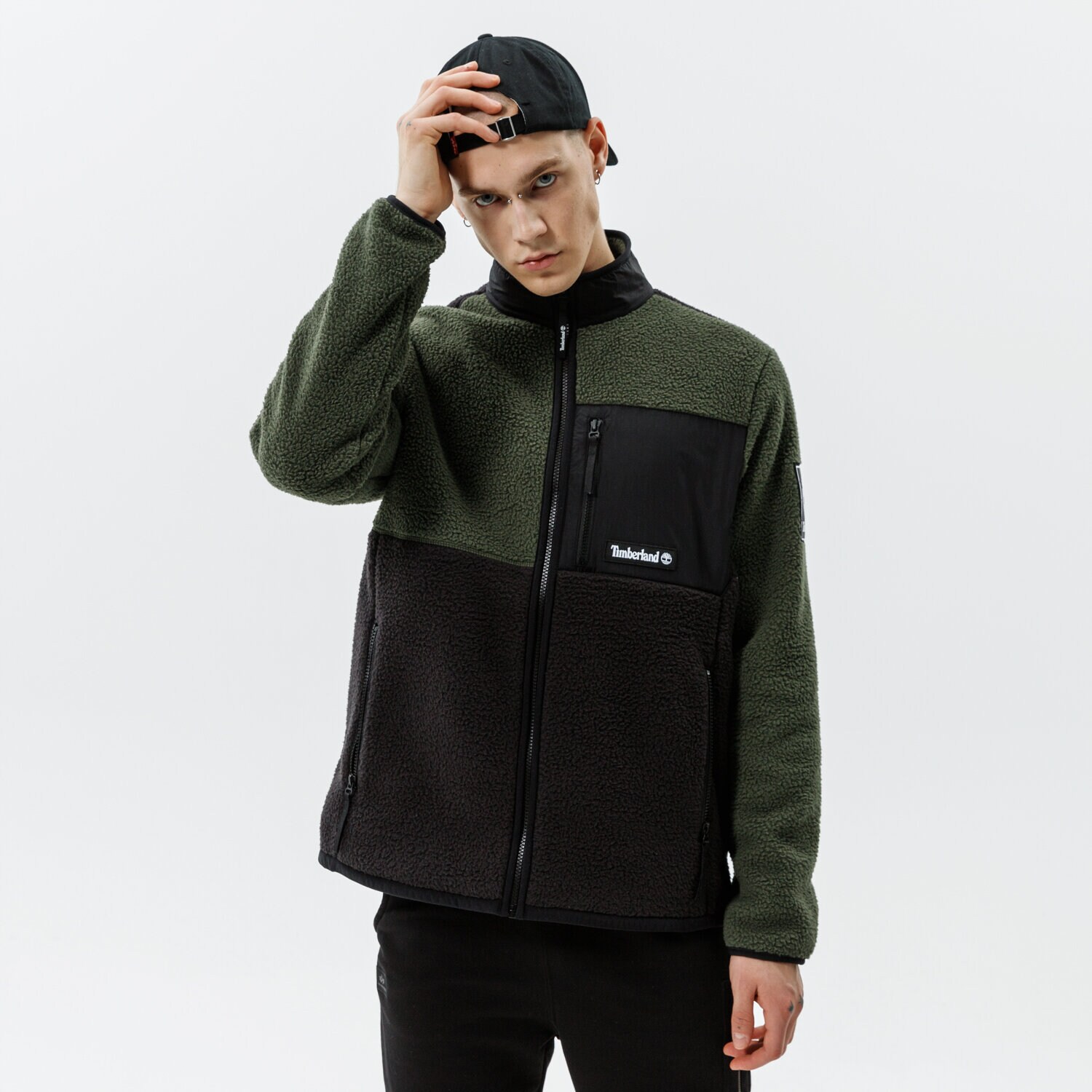 Herren Winterjacke TIMBERLAND JACKE YC OUTDOOR ARCHIVE SHERPA FLEECE JACKET TB0A24A5W741 Khaki