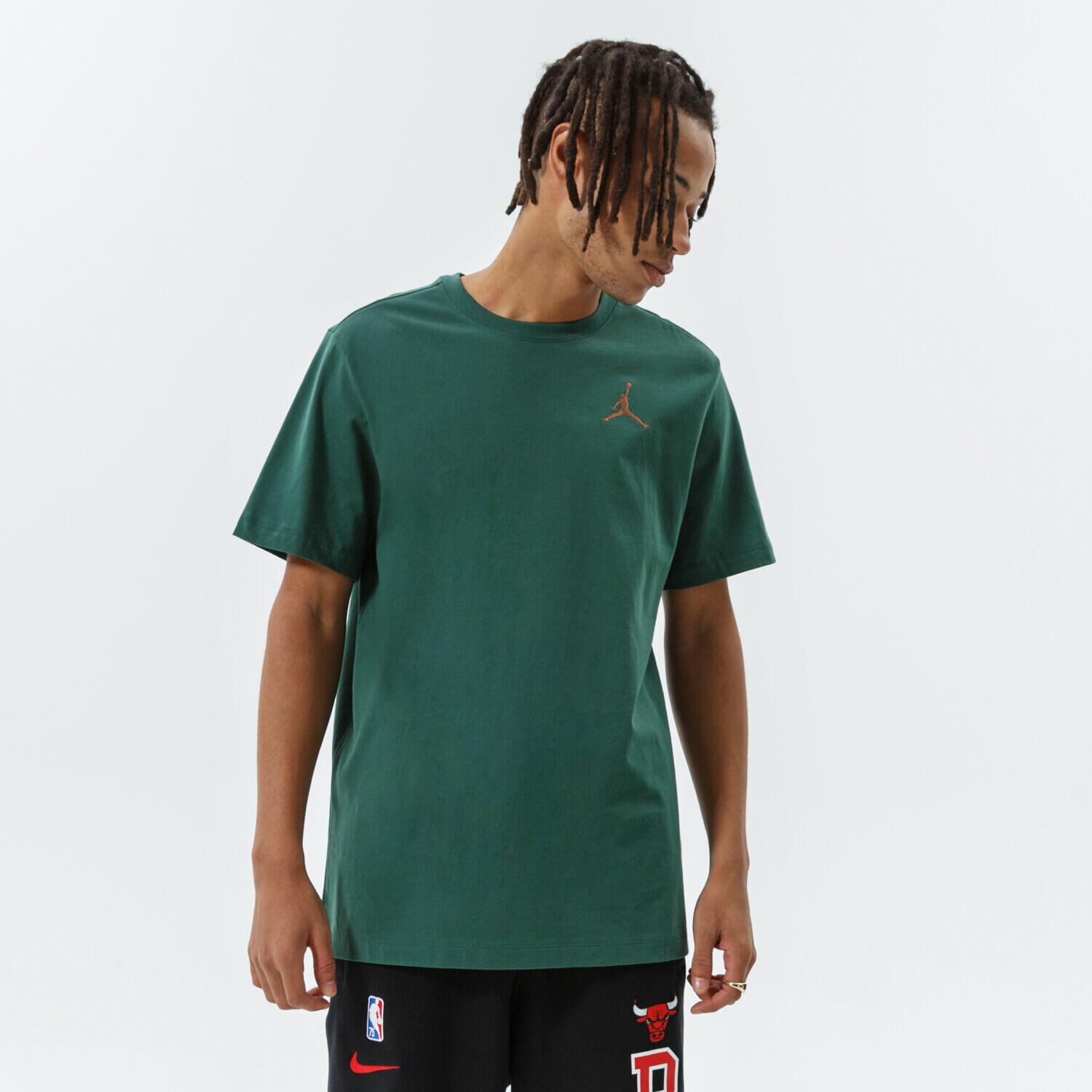 Herren T-Shirt JORDAN T-SHIRT M J JUMPMAN EMB SS CREW DC7485-333 Grün