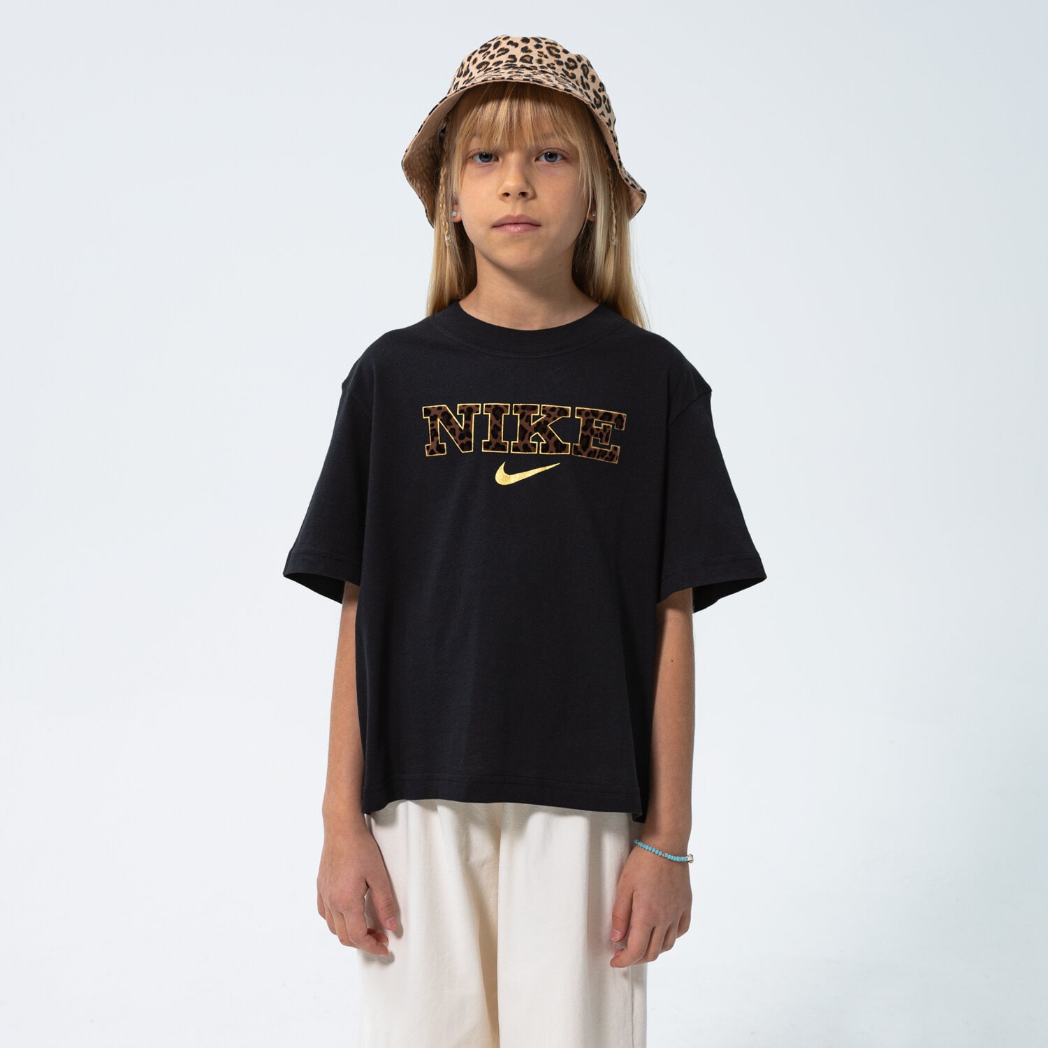 Kinder T-Shirt NIKE T-SHIRT G NSW TEE BOXY GIRL DM3489-010 Schwarz