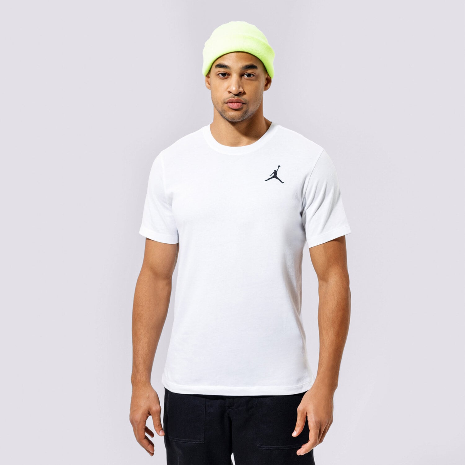 Herren T-Shirt JORDAN T-SHIRT M J JUMPMAN EMB SS CREW DC7485-100 Weiß