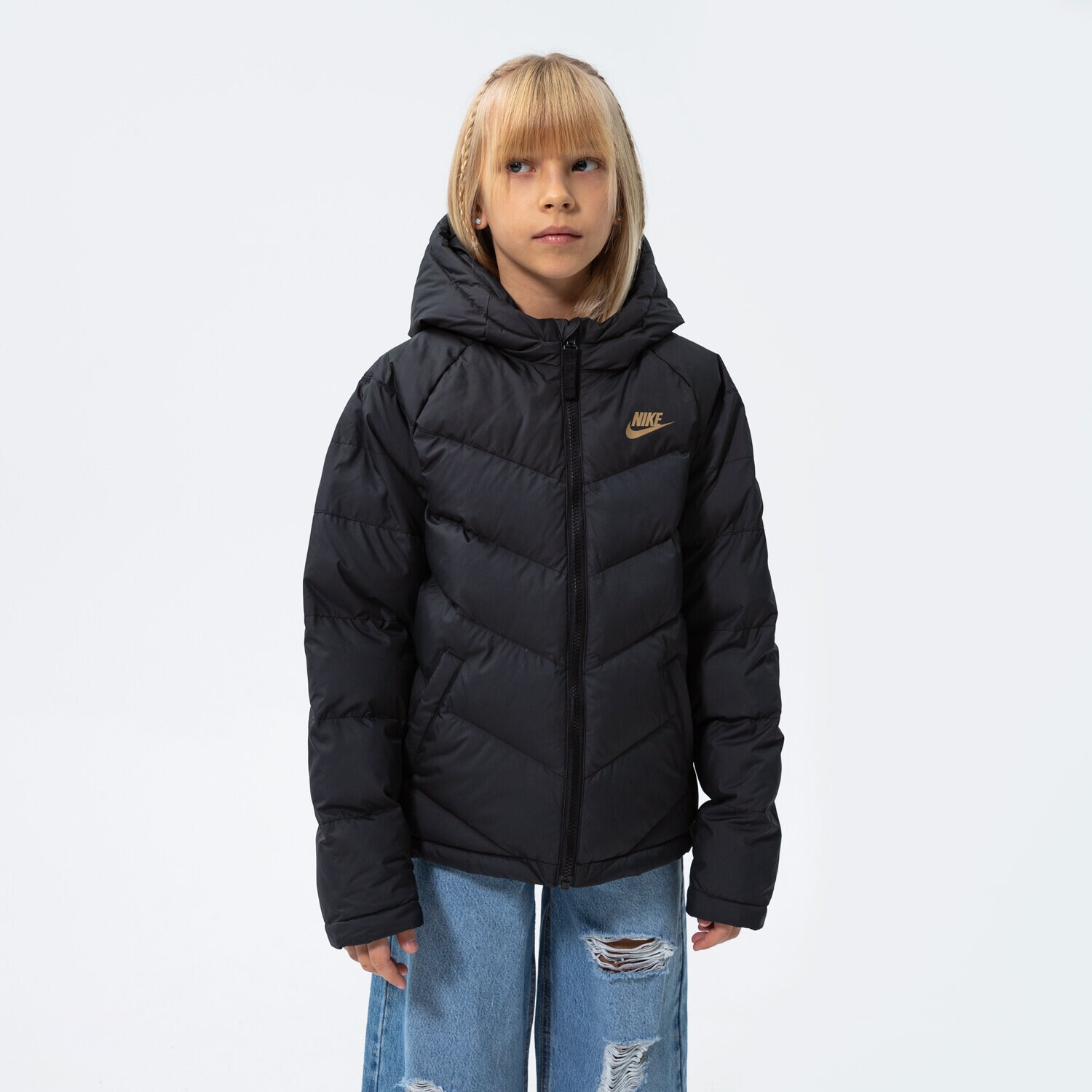 Kinder Übergangsjacke NIKE JACKE WINTER SPORTSWEAR U CU9157-014 Schwarz