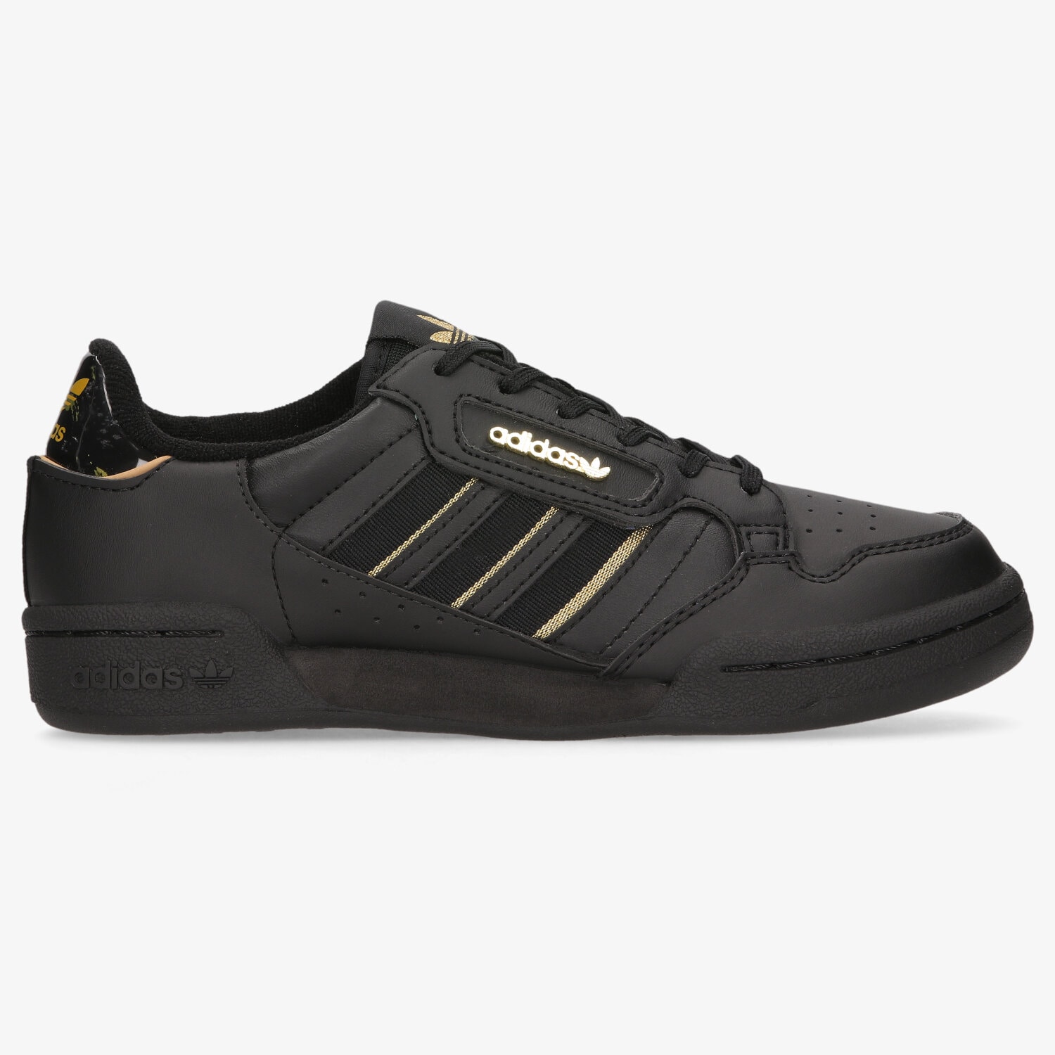 Kinder Sneaker ADIDAS CONTINENTAL 80 STRIPES J H03943 Schwarz