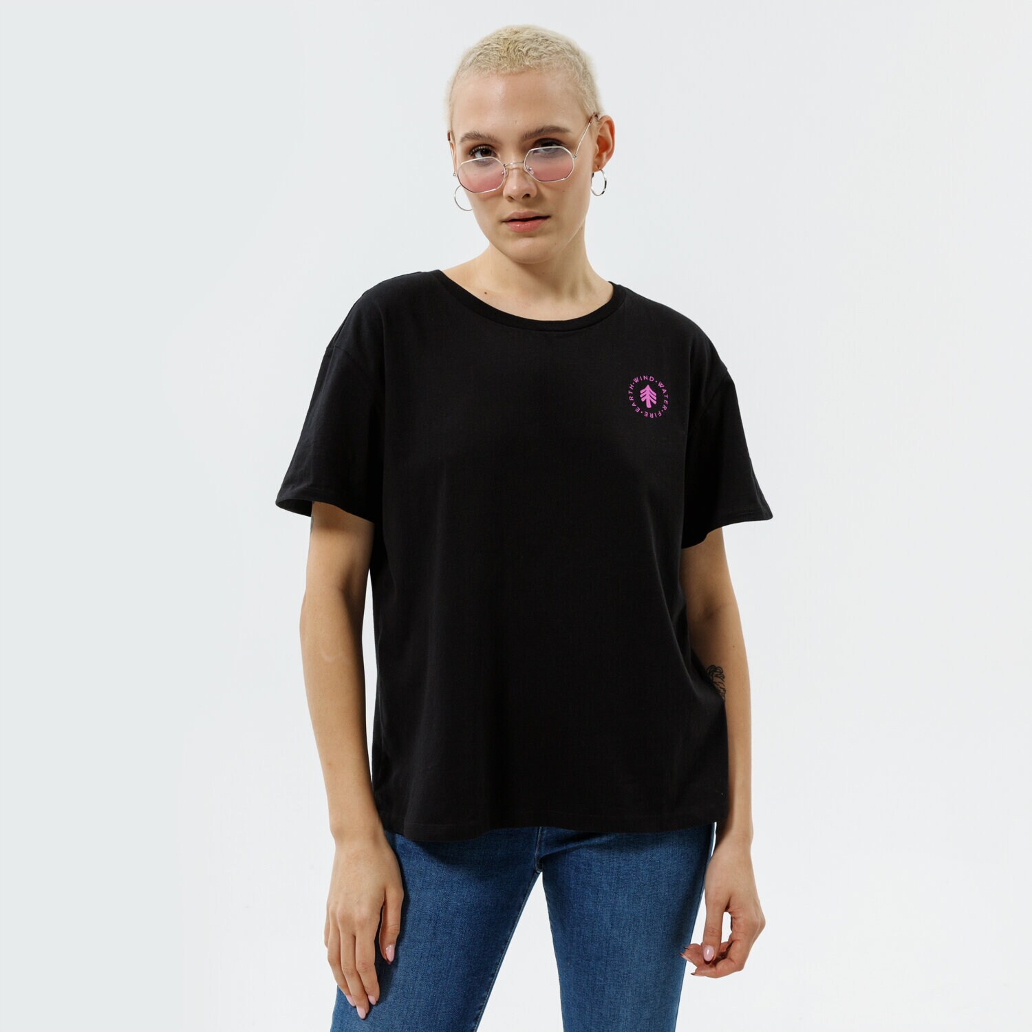 Damen T-Shirt ELEMENT T-SHIRT LAHOTAN SS W Z3SSE63732 Schwarz