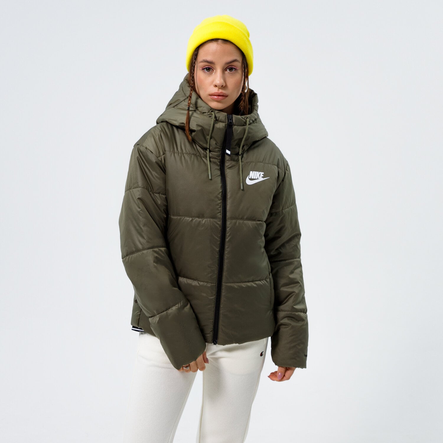 Damen Winterjacke NIKE JACKE W NSW TF RPL CLASSIC TAPE JKT DJ6997-222 Grün