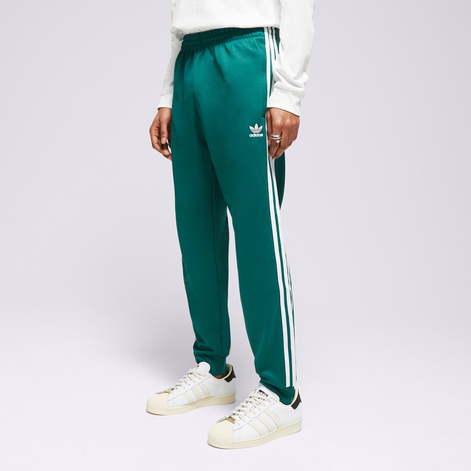 Herren Hosen ADIDAS HOSE SST TP ADICOLOR IR9886 Grün