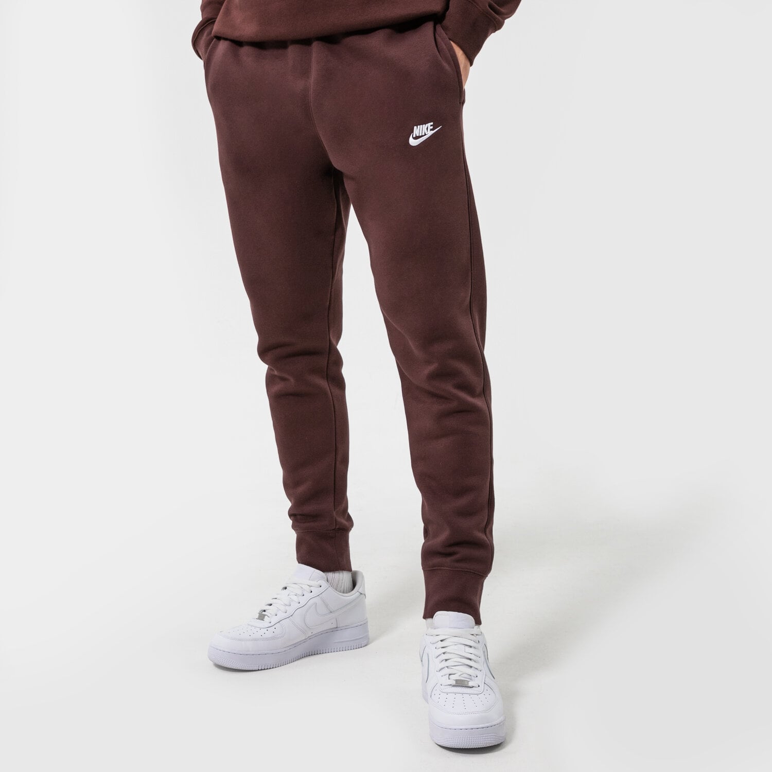 Herren Hosen NIKE HOSE SPORTSWEAR CLUB FLEECE BV2671-203 Dunkelrot