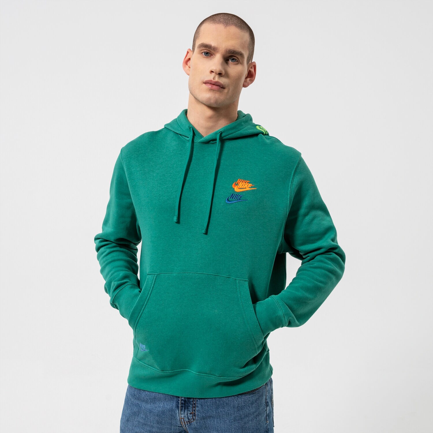 Herren NIKE HOODIE M NSW SPE+ BB PO HOODIE M FTA DM8882-350 Grün