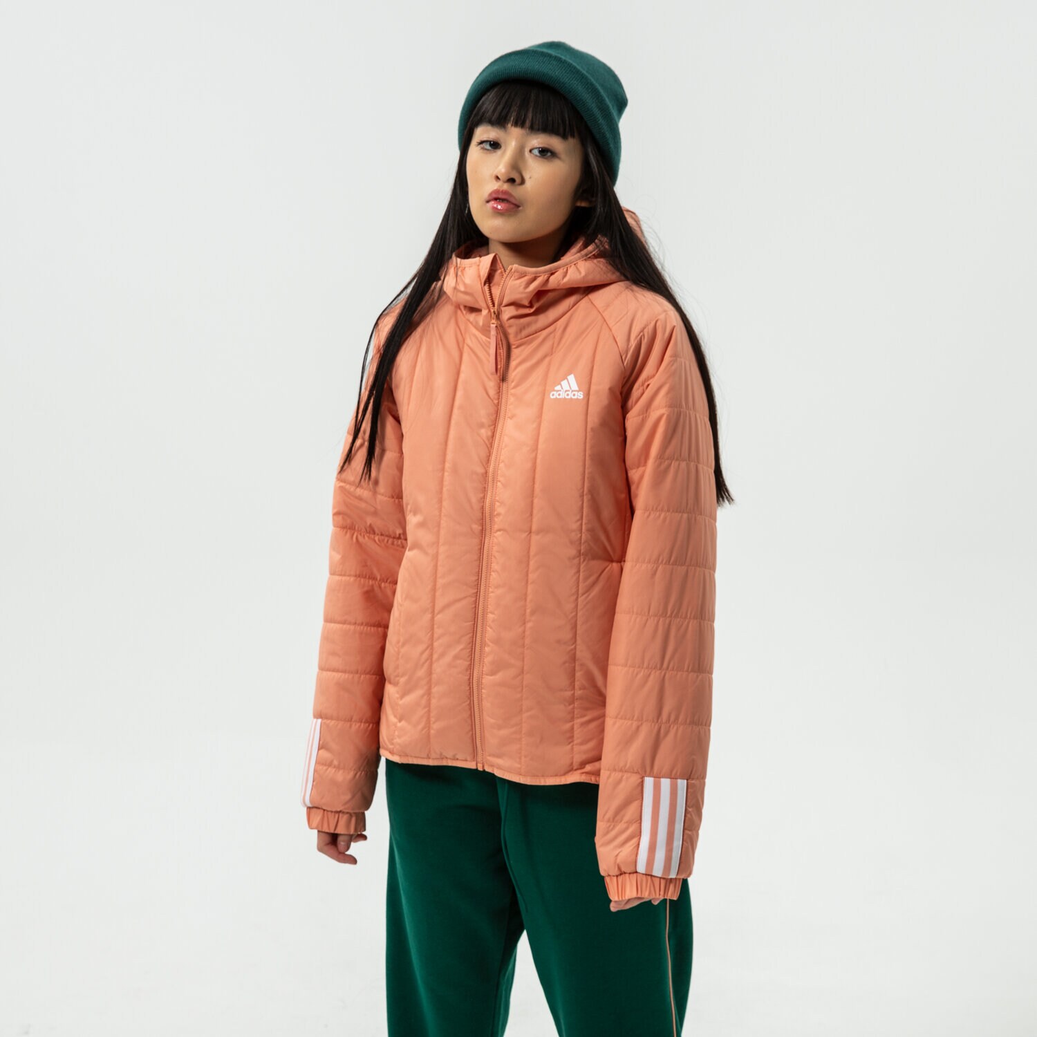 Damen Winterjacke ADIDAS JACKE W ITAVIC L HO J GT1687 Rosa