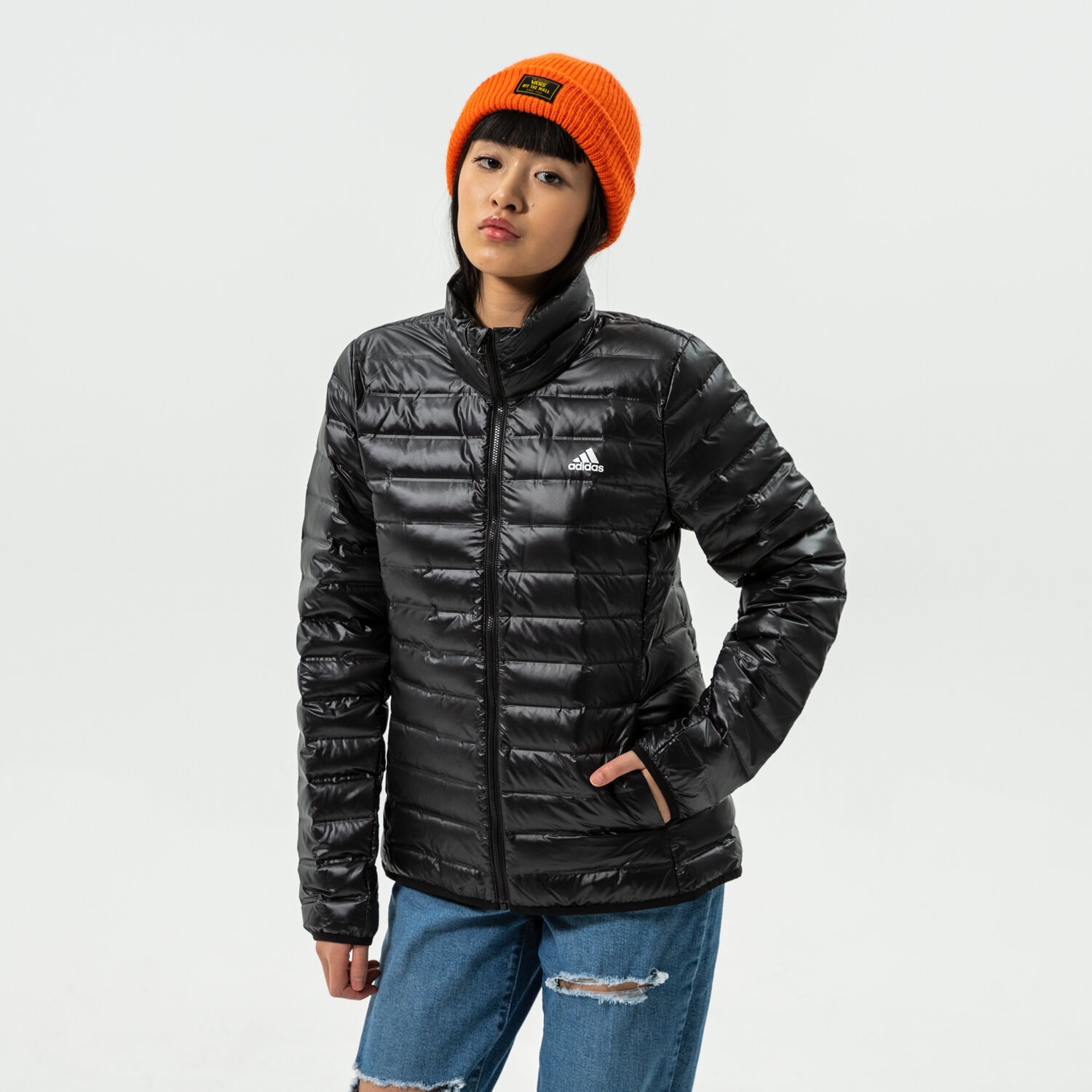 Damen Winterjacke ADIDAS JACKE W VARILITE J BQ1982 Schwarz