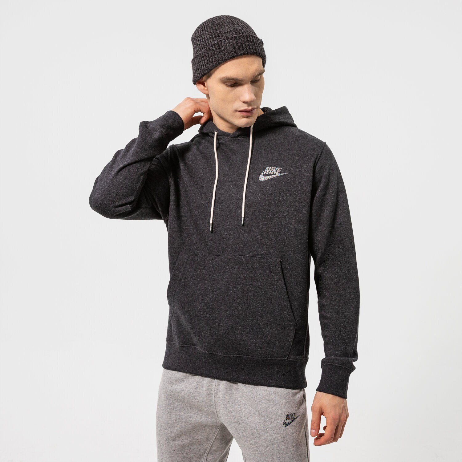 Herren NIKE HOODIE M NSW SPE+ SB PO HD REVIVAL DH1033-010 Schwarz