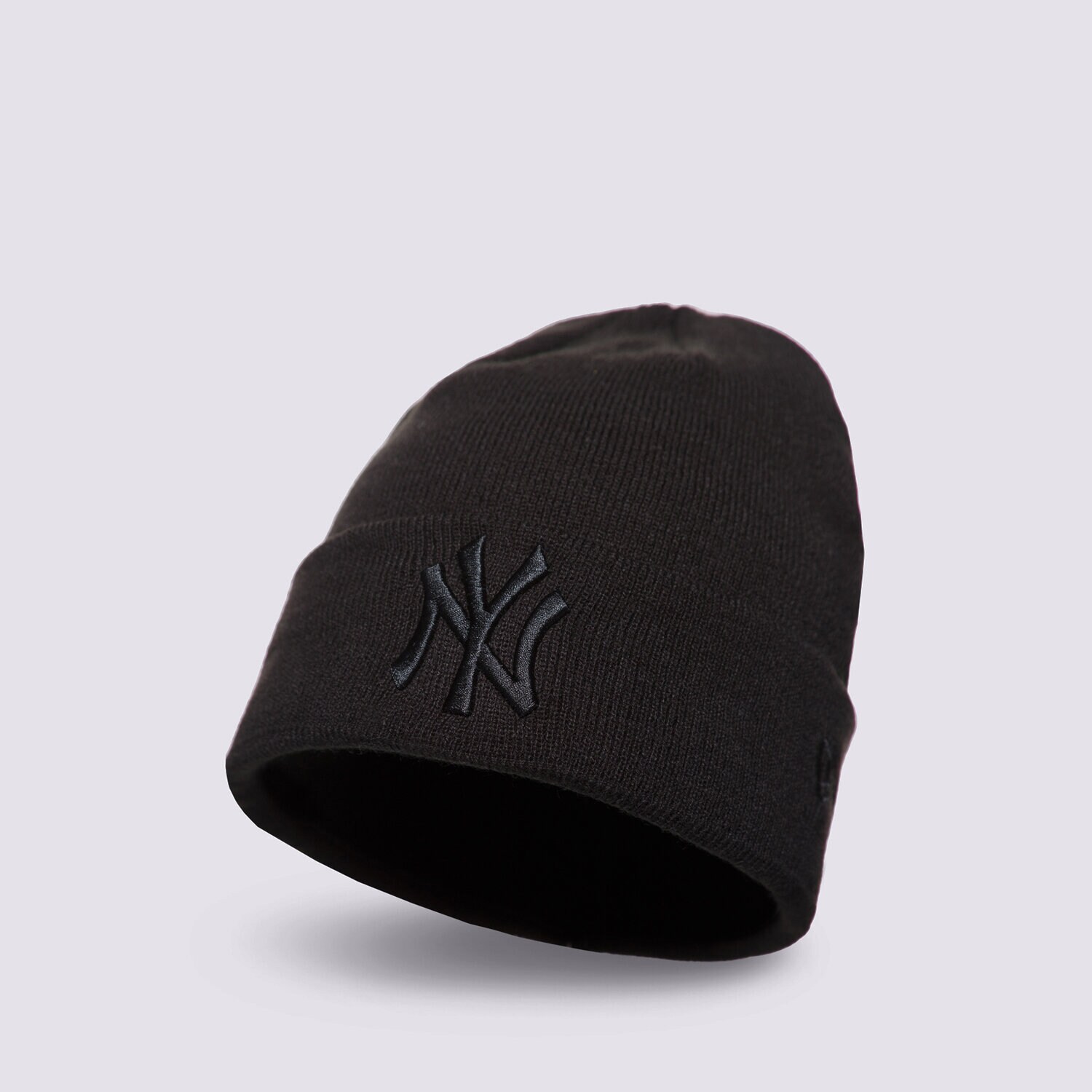 Herren Mütze NEW ERA MÜTZE WINTER MLB CUFF KNIT NYY BOB NEW YORK YANKEES 12122729 Schwarz