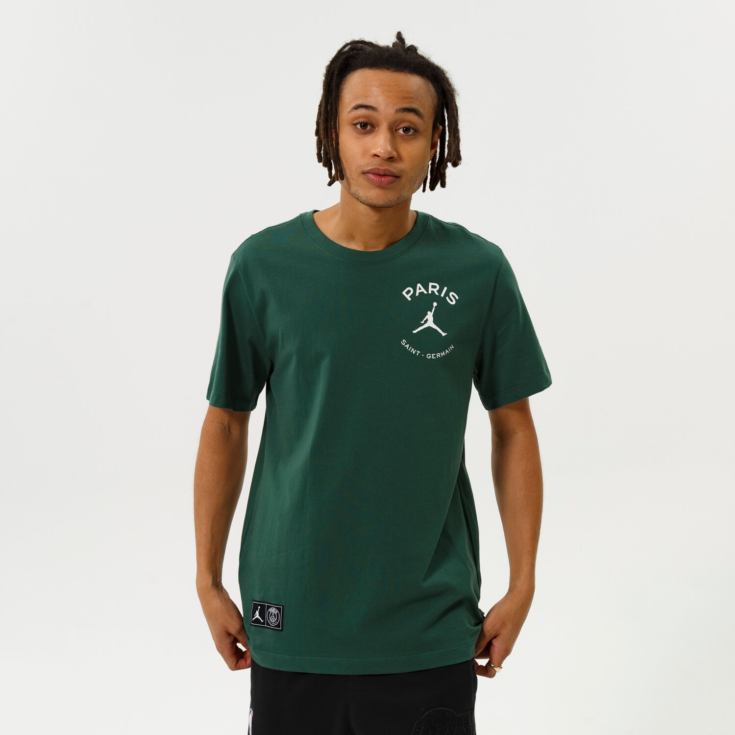 Herren T-Shirt JORDAN T-SHIRT PARIS SAINT-GERMAIN LOGO DB6514-333 Grün