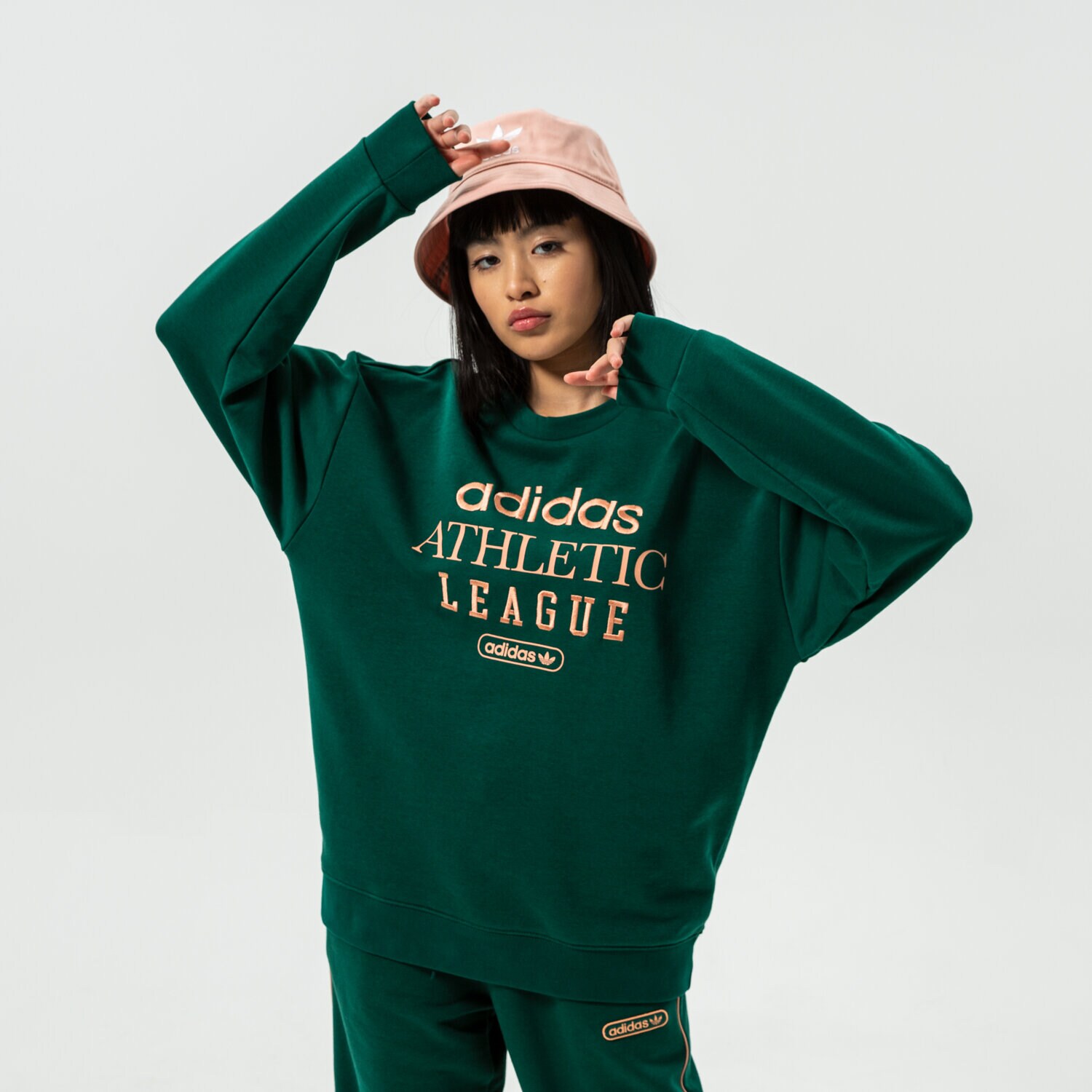 Damen ADIDAS SWEATSHIRT CREW HL0046 Grün